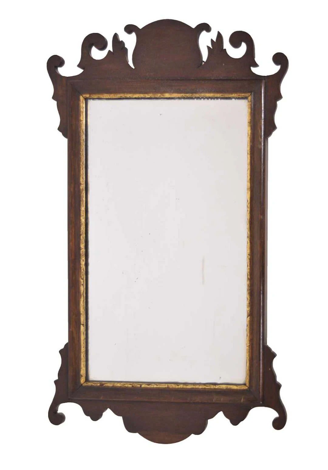 18th century style fret frame wall mirror