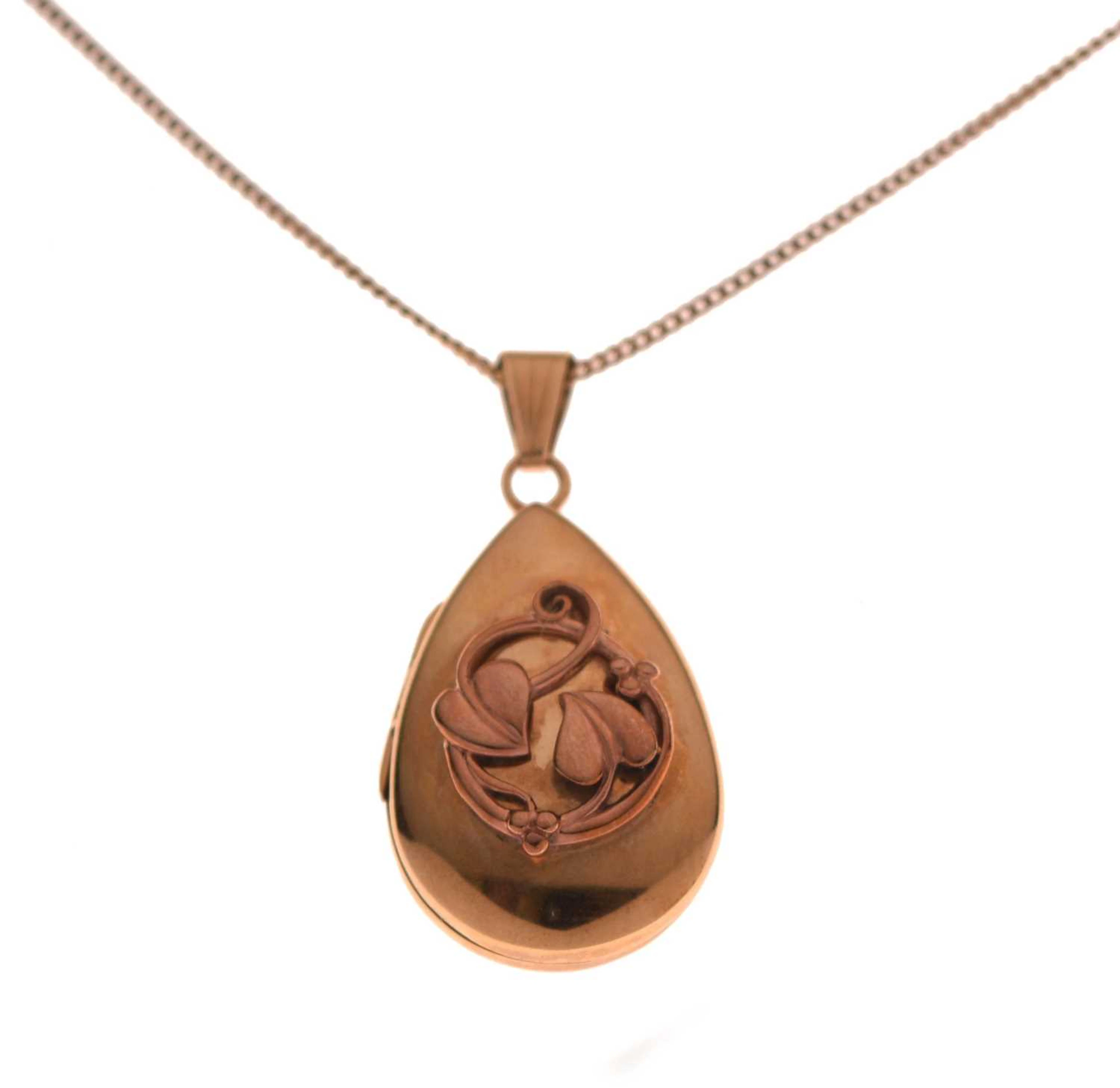 Clogau 9ct yellow and rose gold 'Tree of Life' pendant locket