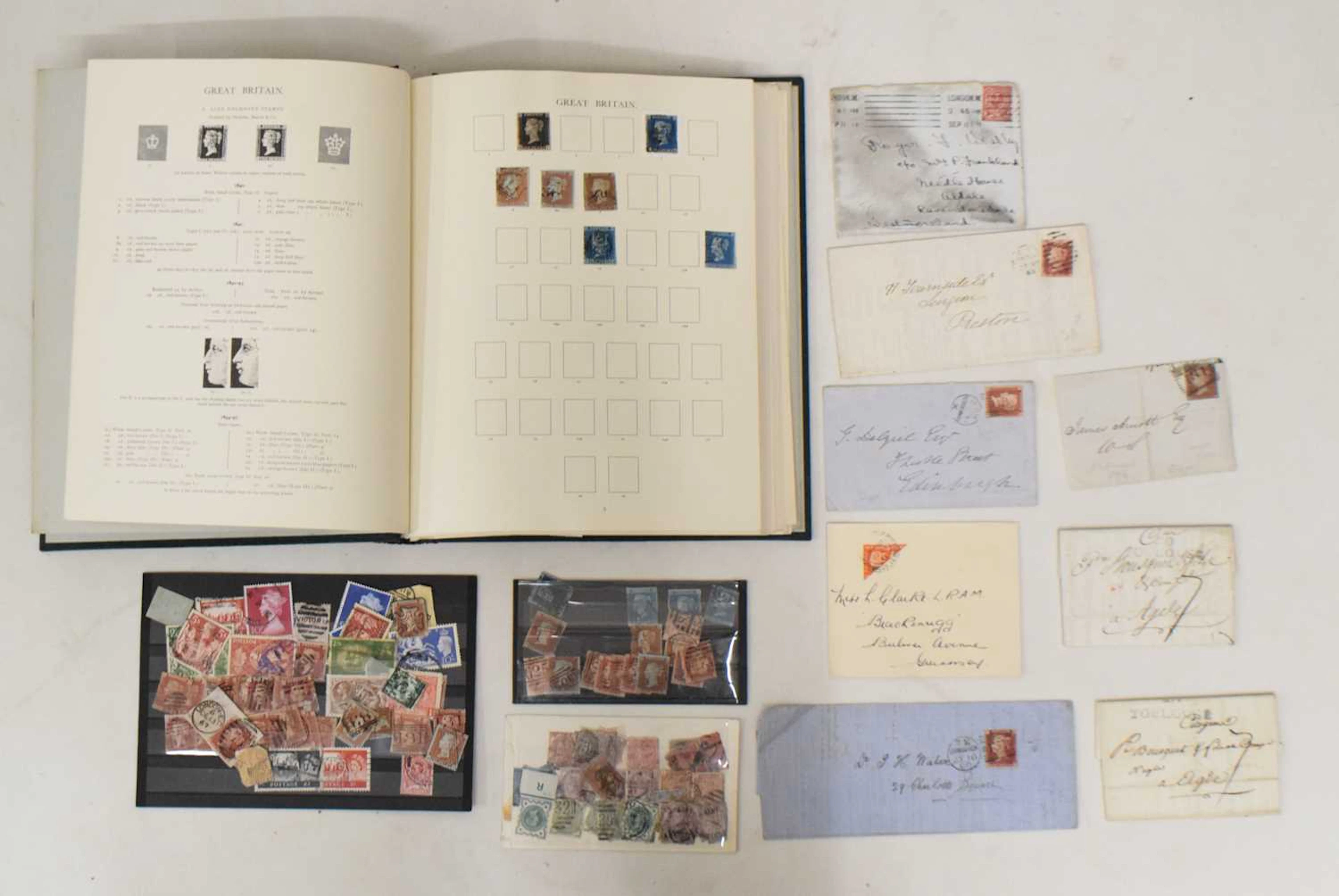 Stanley Gibbons Windsor album of GB postage stamps, Queen Victoria
