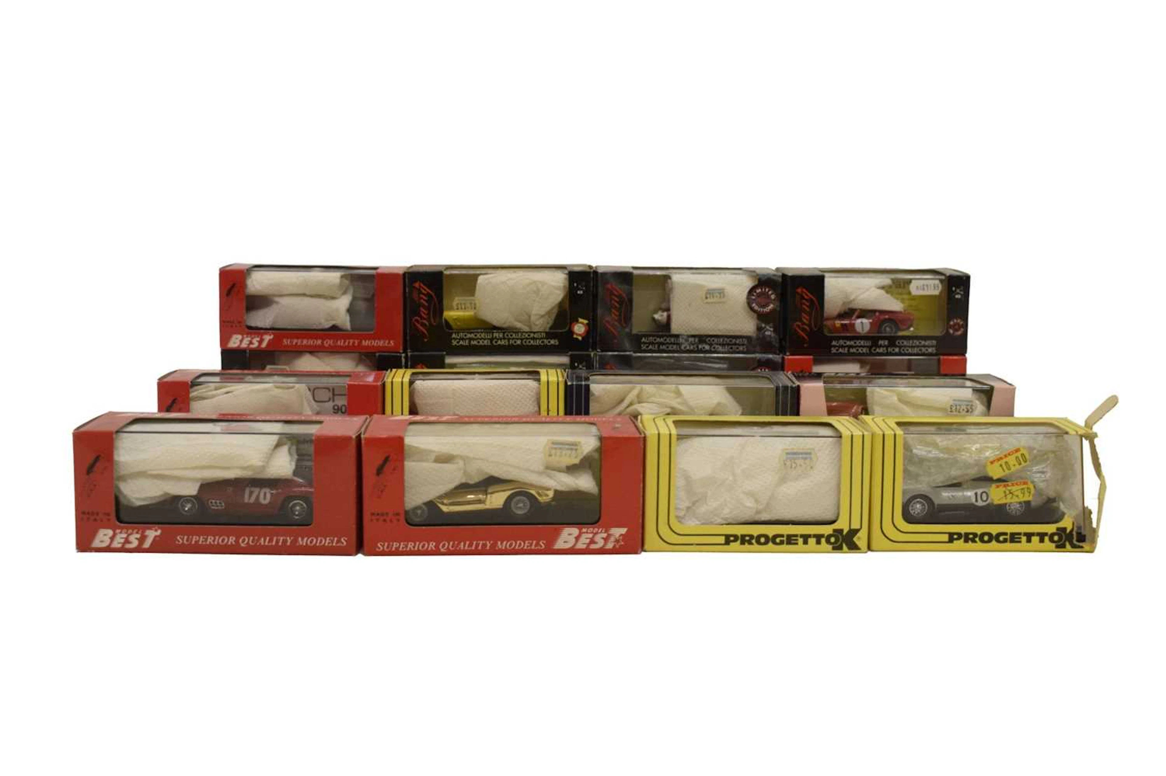 Mixed collection of Italian diecast model vehicles