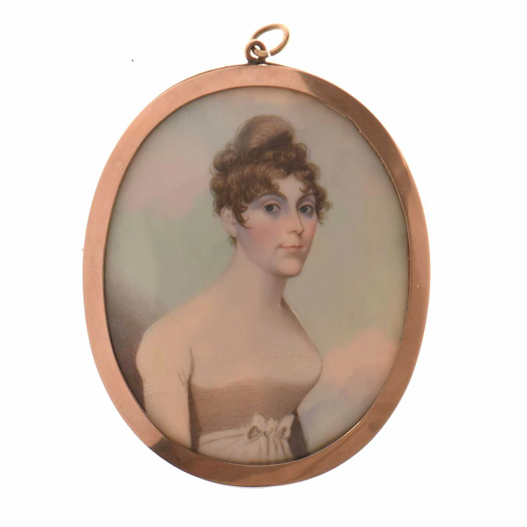 Frederick Buck, (Irish, 1771-c.1839) - Ivory portrait miniature of
