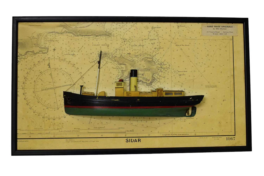 Mike Mayhew (Bristol) - Vintage half hull model, 'Sidar'