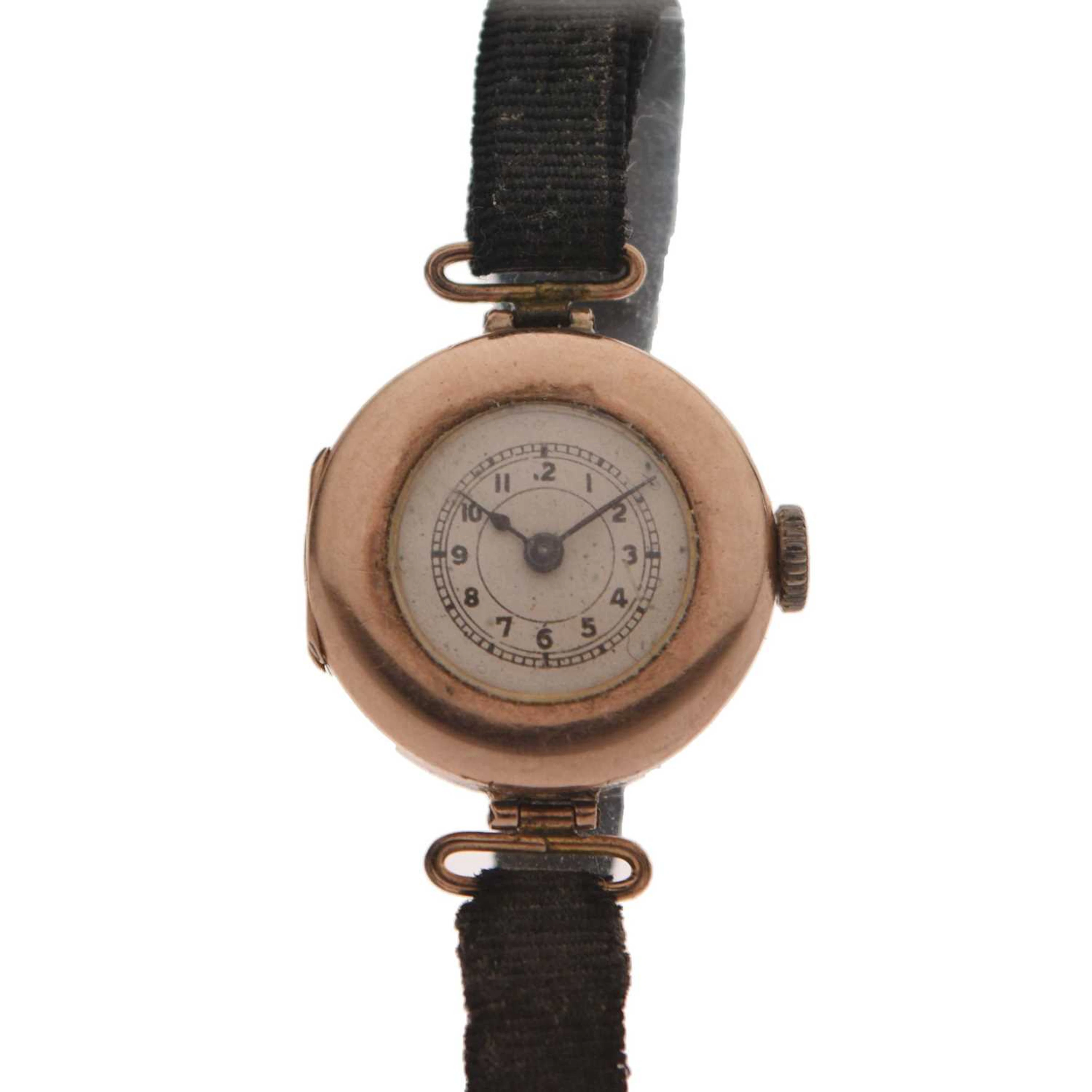 Rolex - George V 9ct gold cased wristwatch