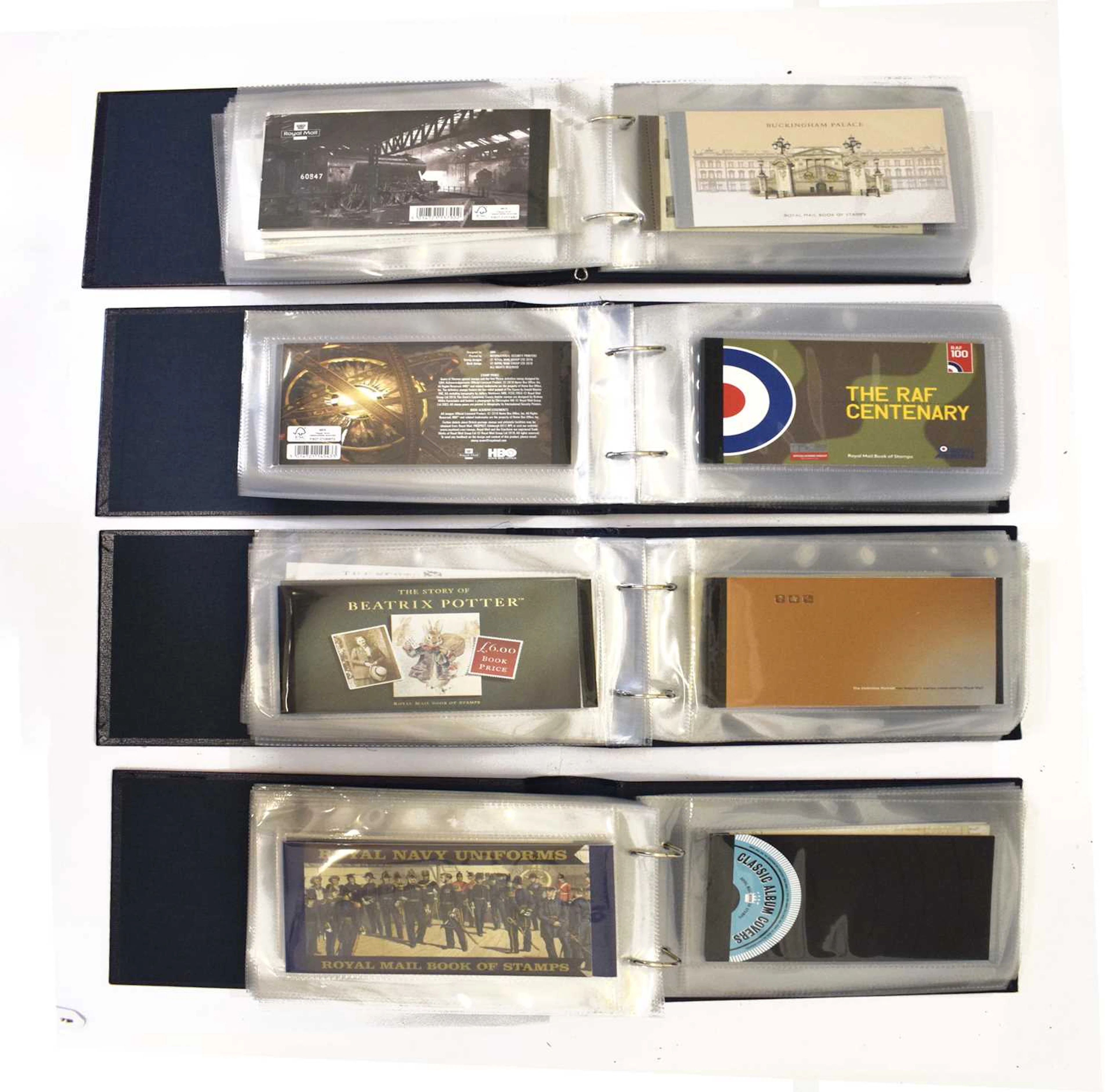 Collection of Royal Mail Elizabeth II to Charles III Prestige Stamp