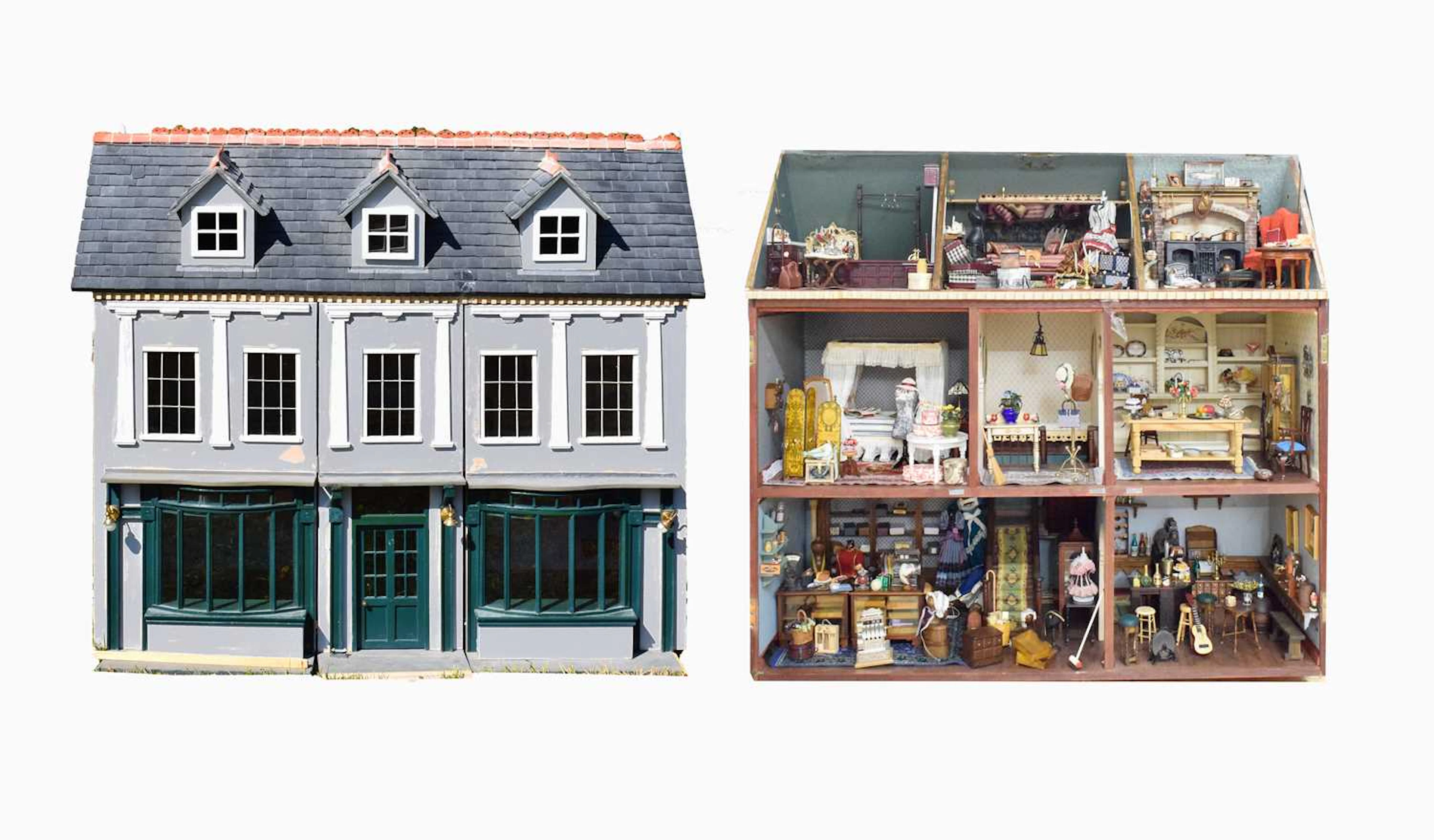 Modern doll's house in the Regency style