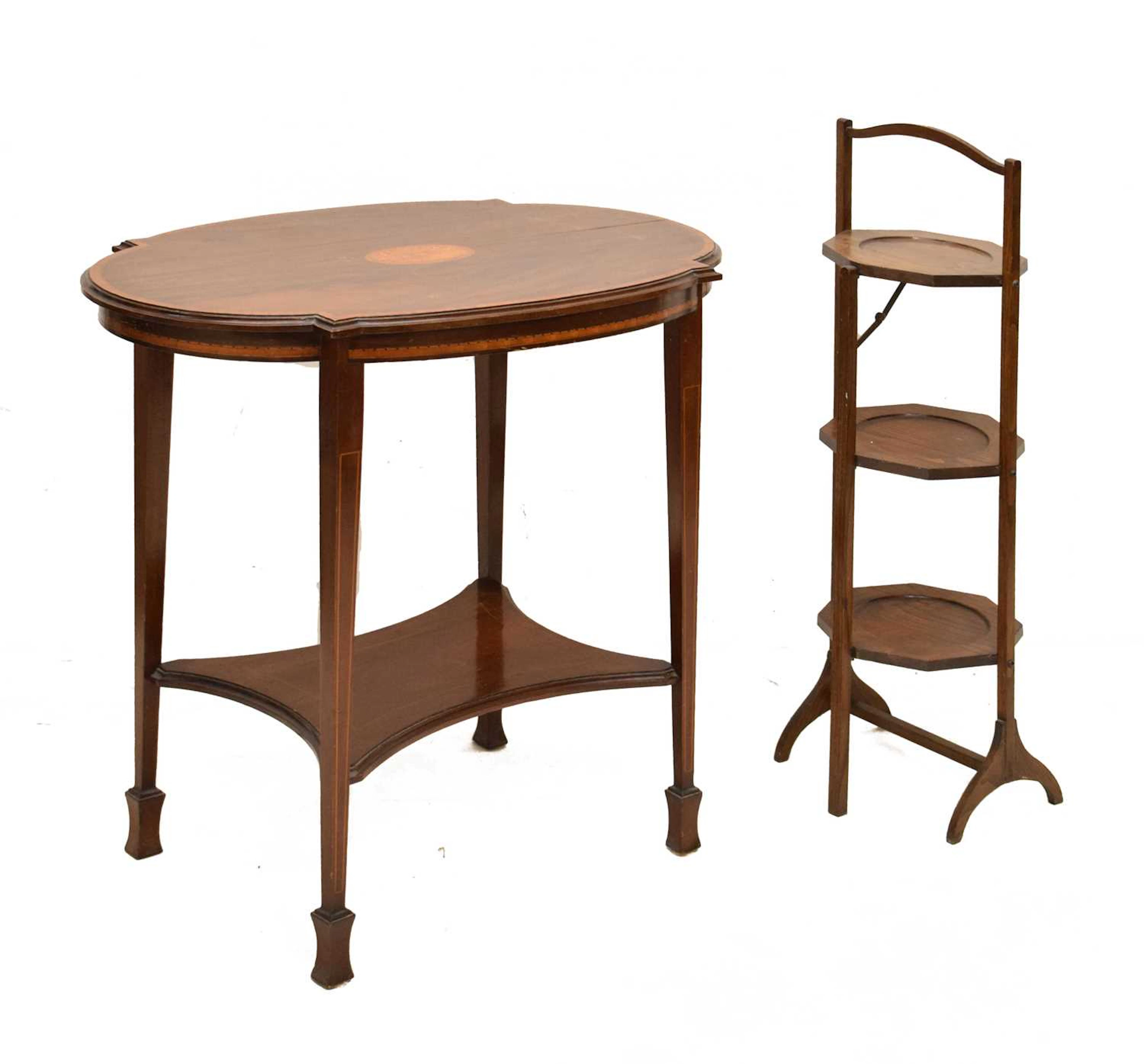 James Phillips, Bristol - Early 20th century inlaid mahogany occasional table