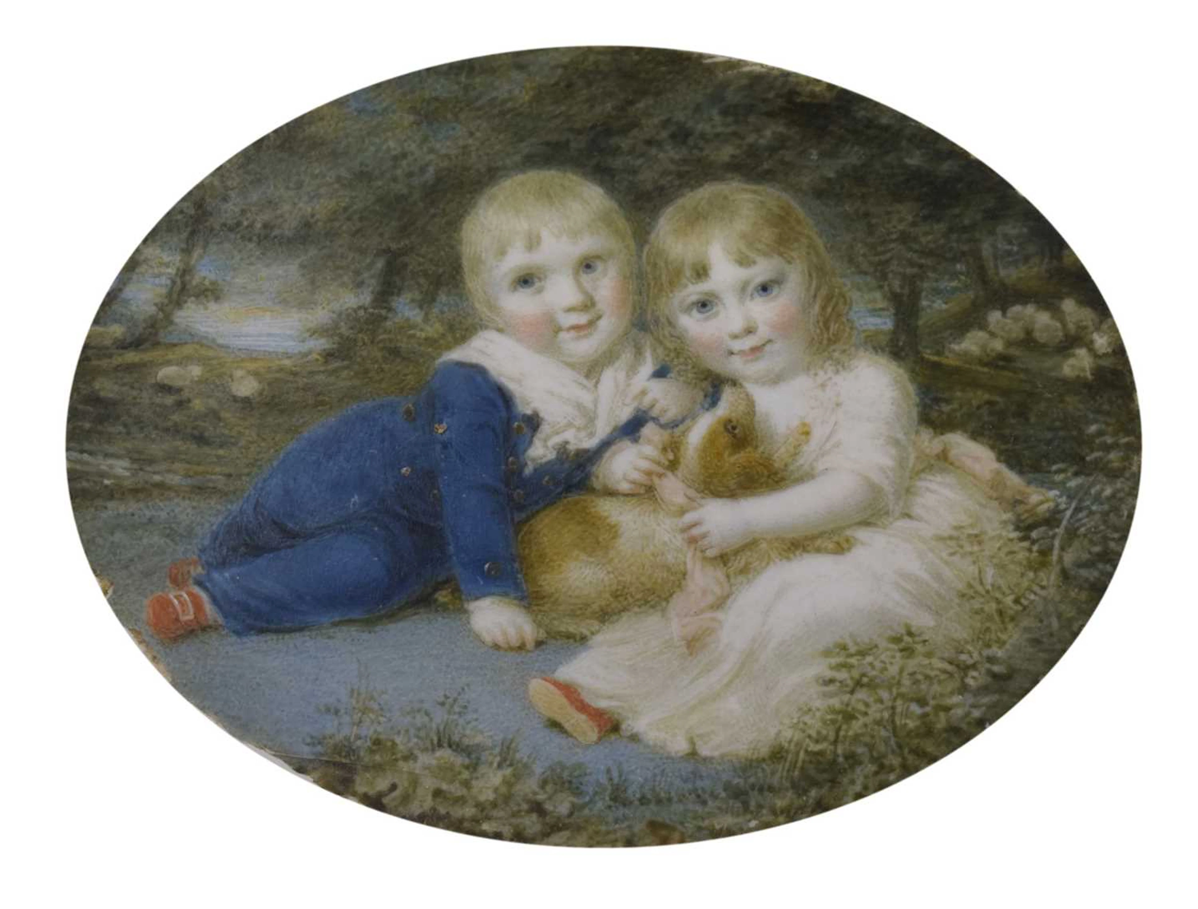 X Samuel Shelley (British, 1750-1808) Sir Francis Ford and his sister