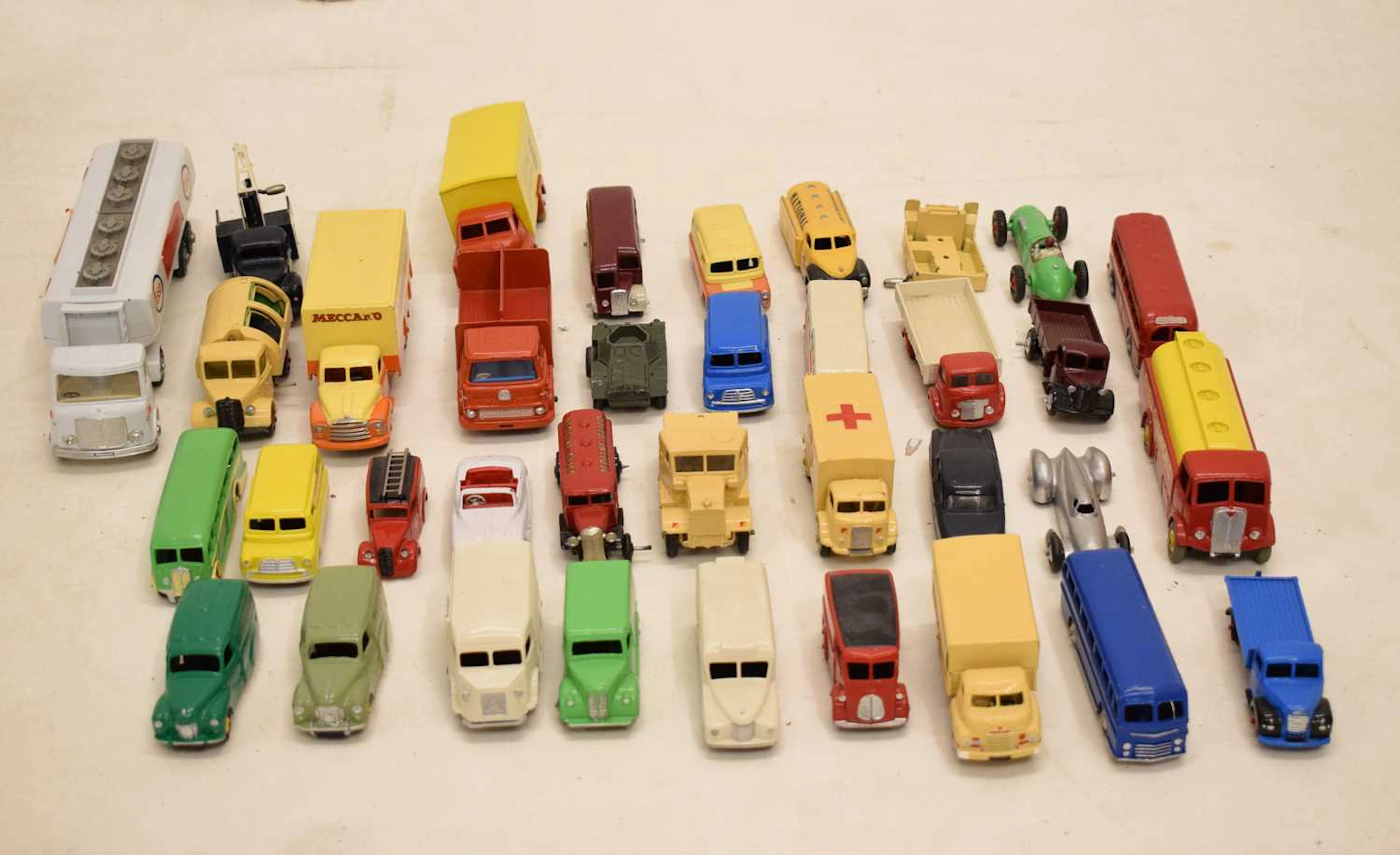 Dinky Toys - Group of thirty-six repainted/restored diecast models