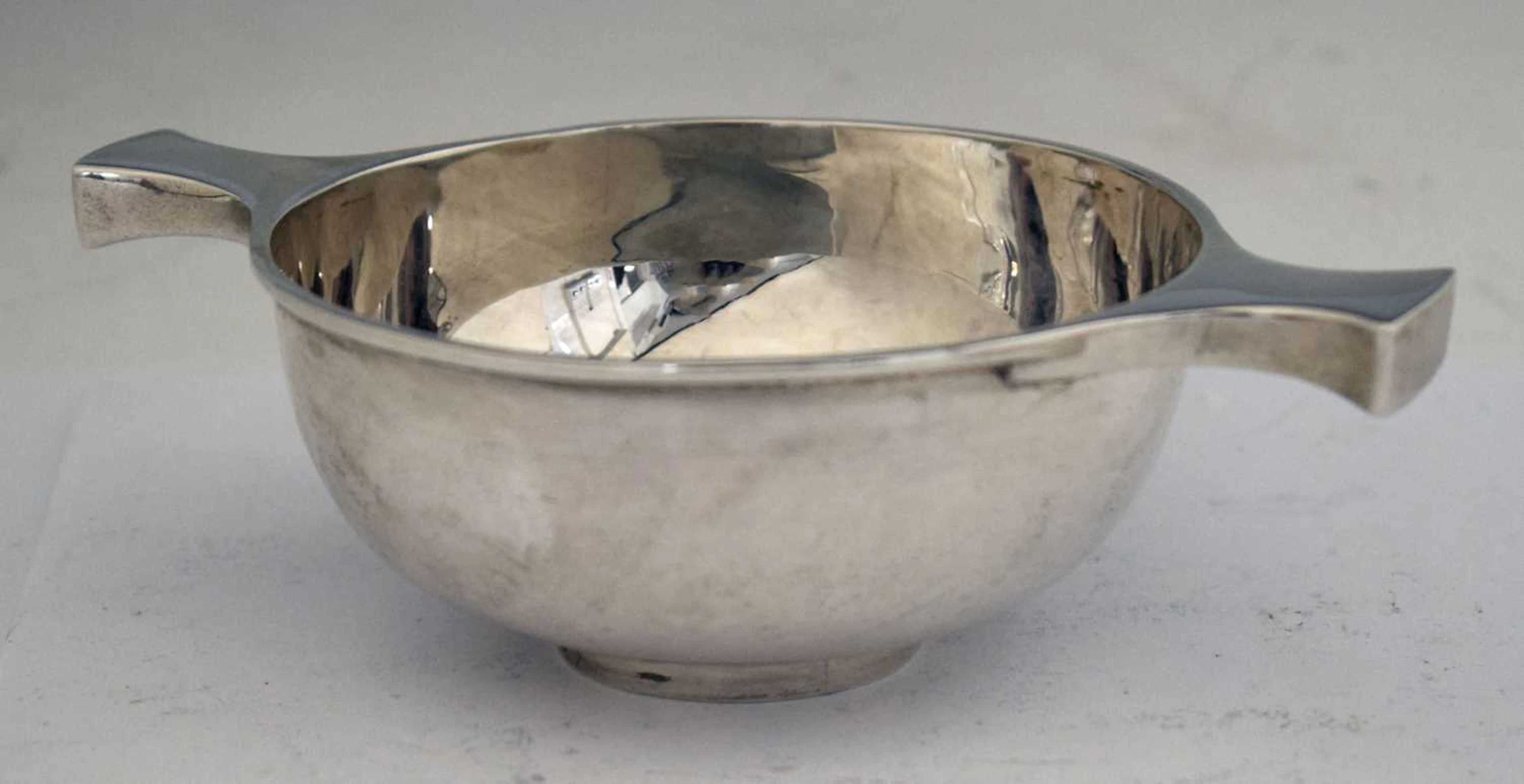 George V Scottish silver quaich