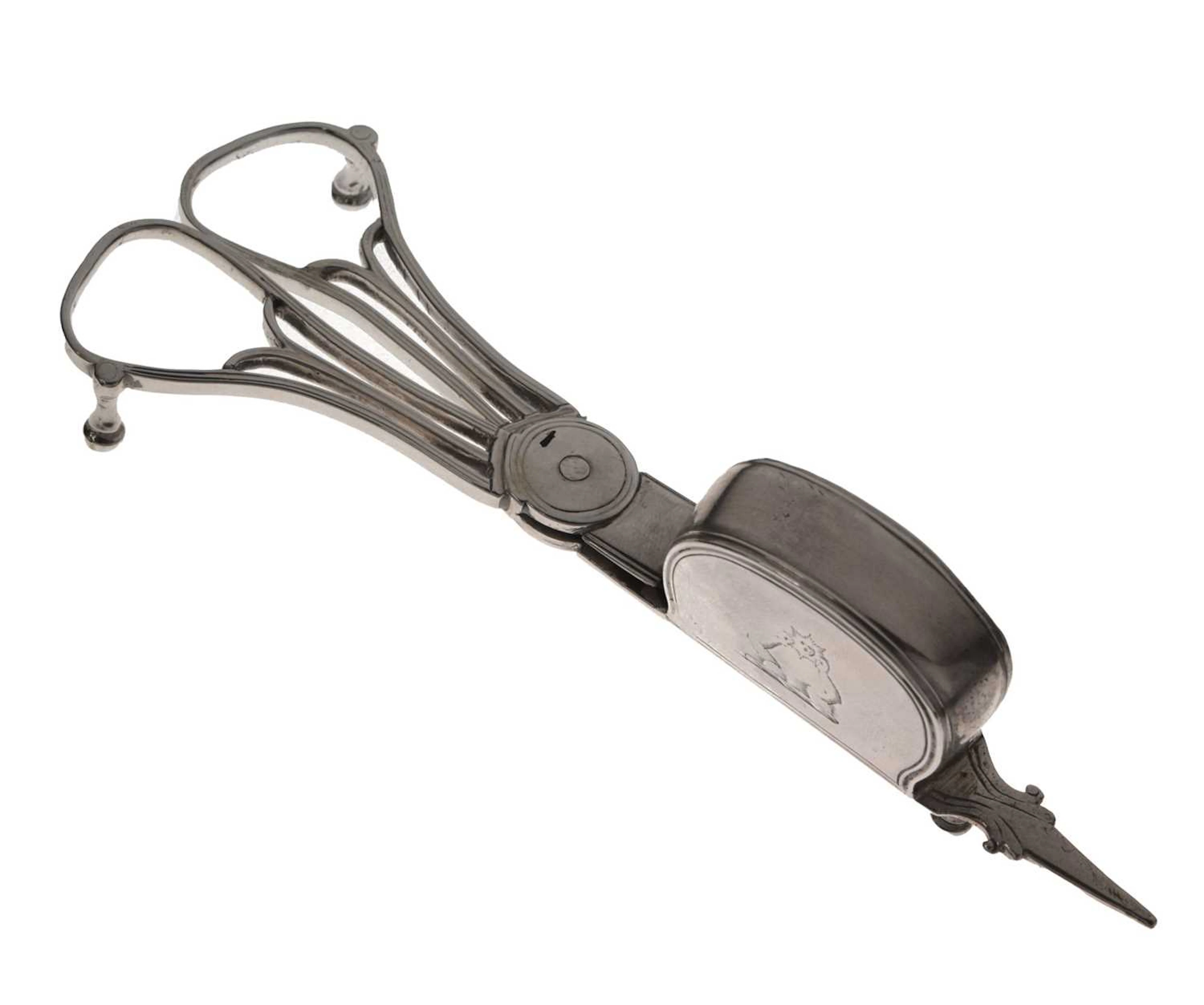 George III silver candle snuffer