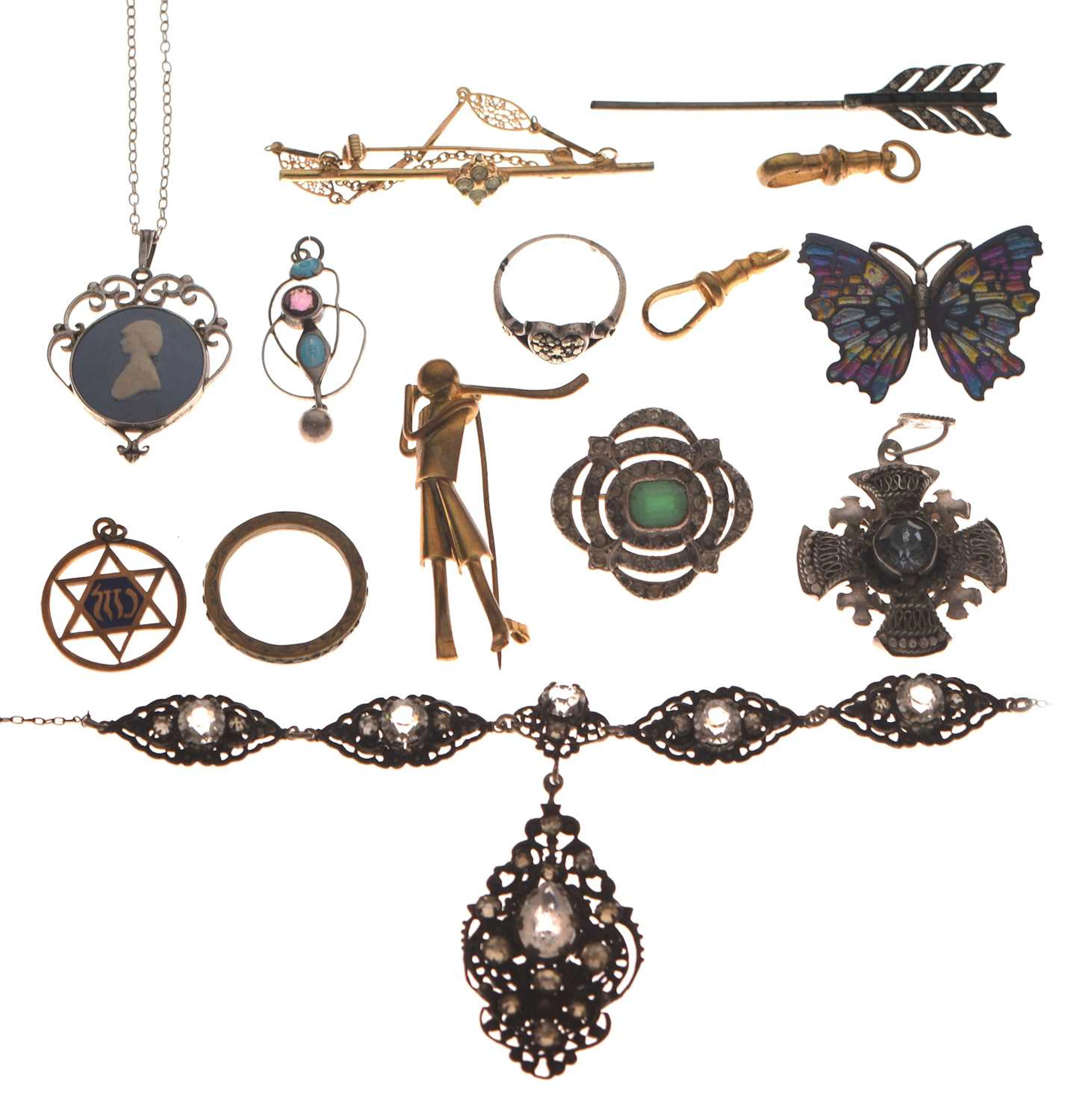 Assorted costume jewellery