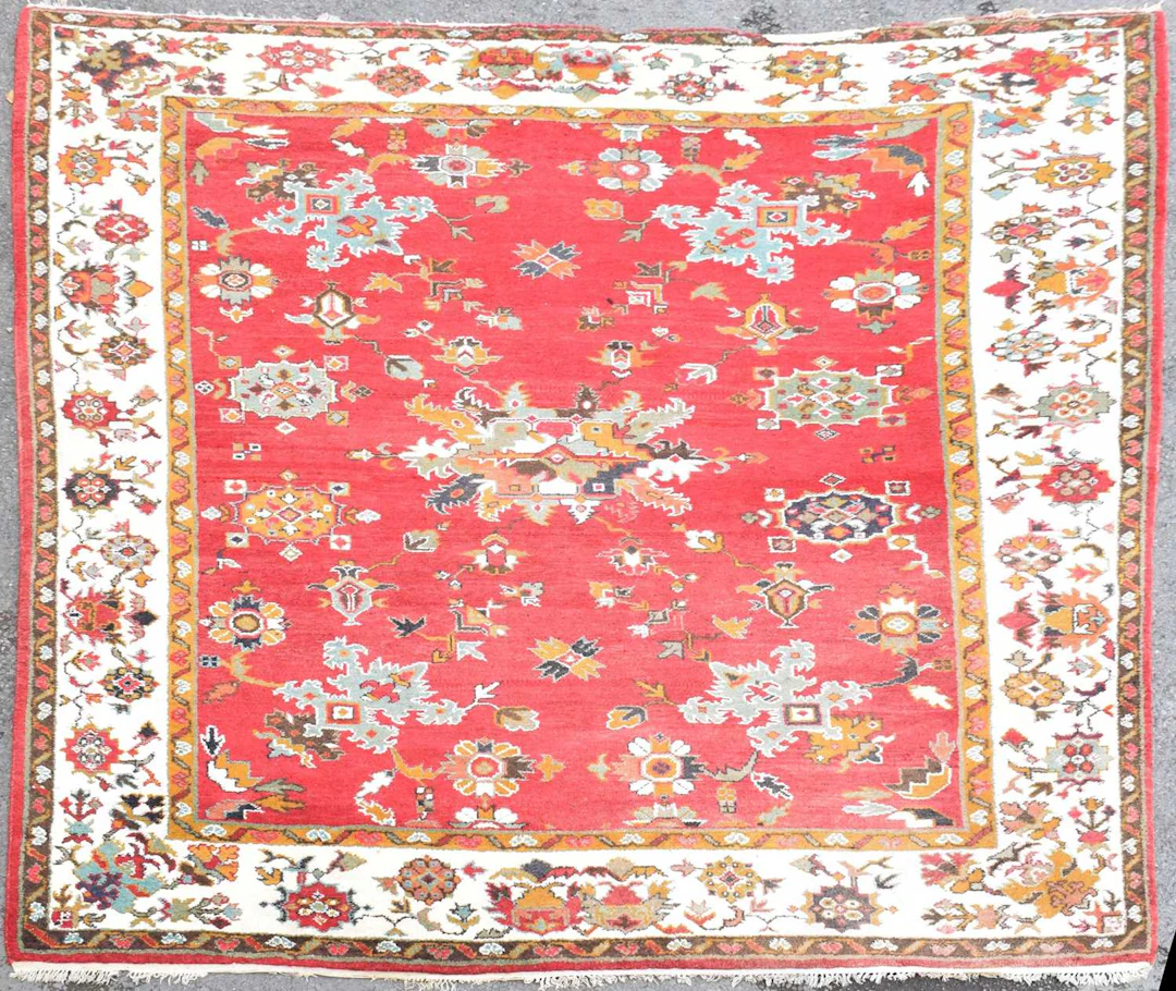 Anatolian/Caucasian Kazak-style wool carpet