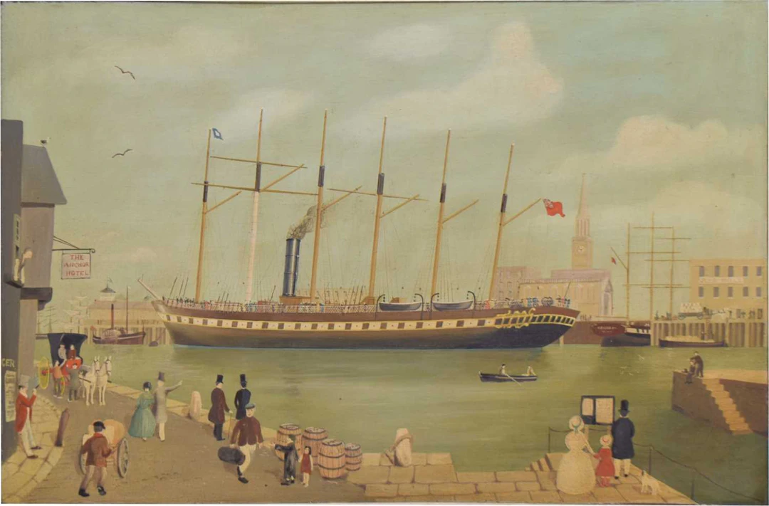 E.J. Pegrum (British, 20th century) - Oil on panel - 'The Great Britain'