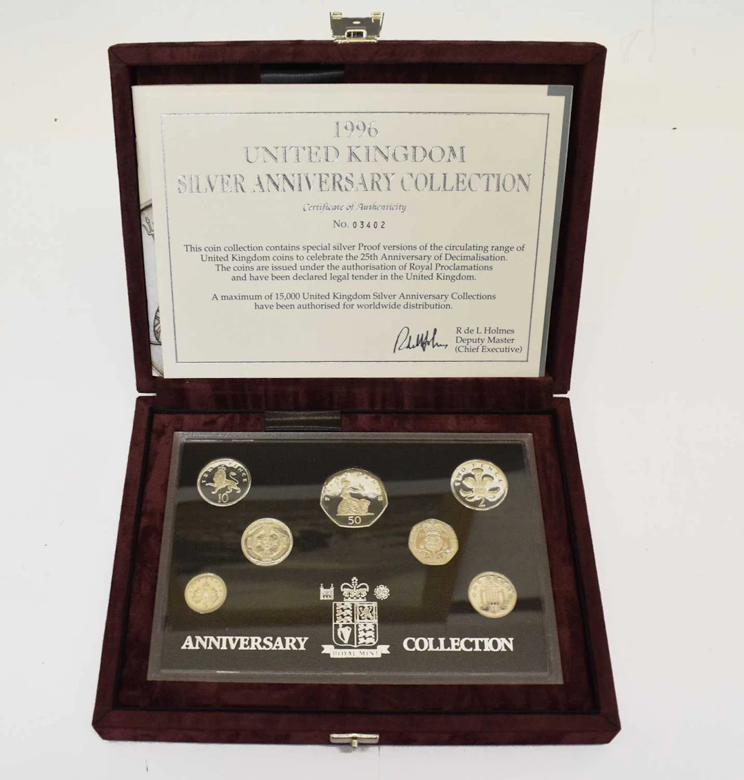 Elizabeth II - Royal Mint 'All Change' silver proof coin set