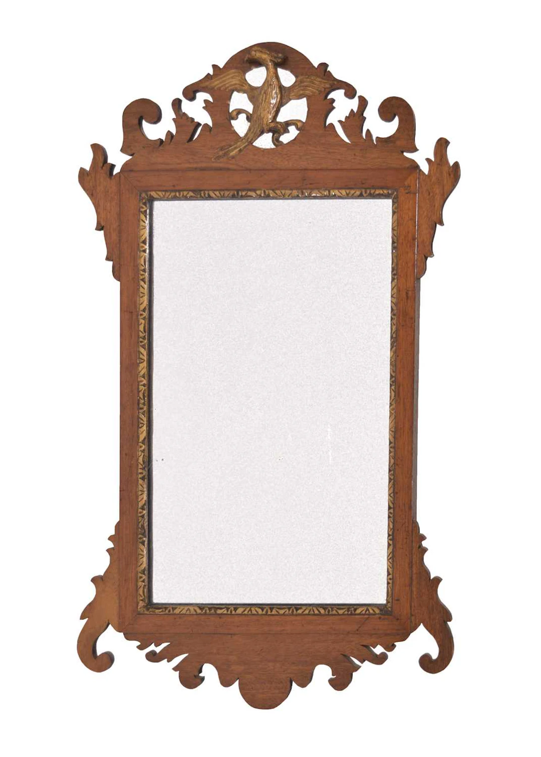 18th century style fret frame wall mirror