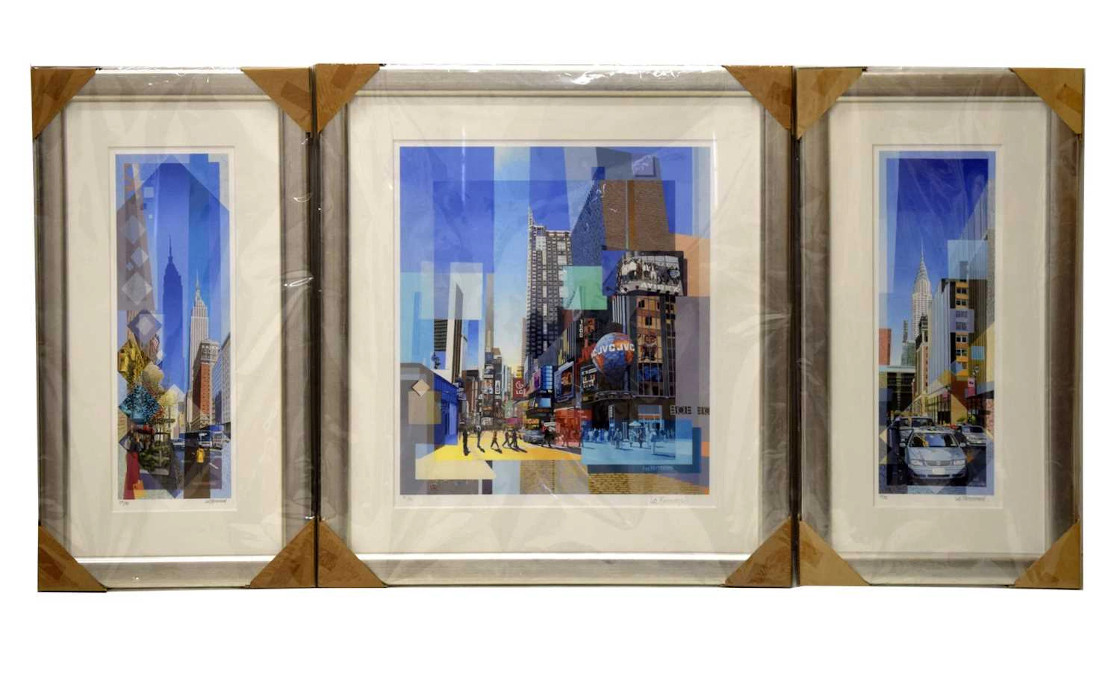 Les Matthews (b.1946) - Three signed limited edition prints of New York