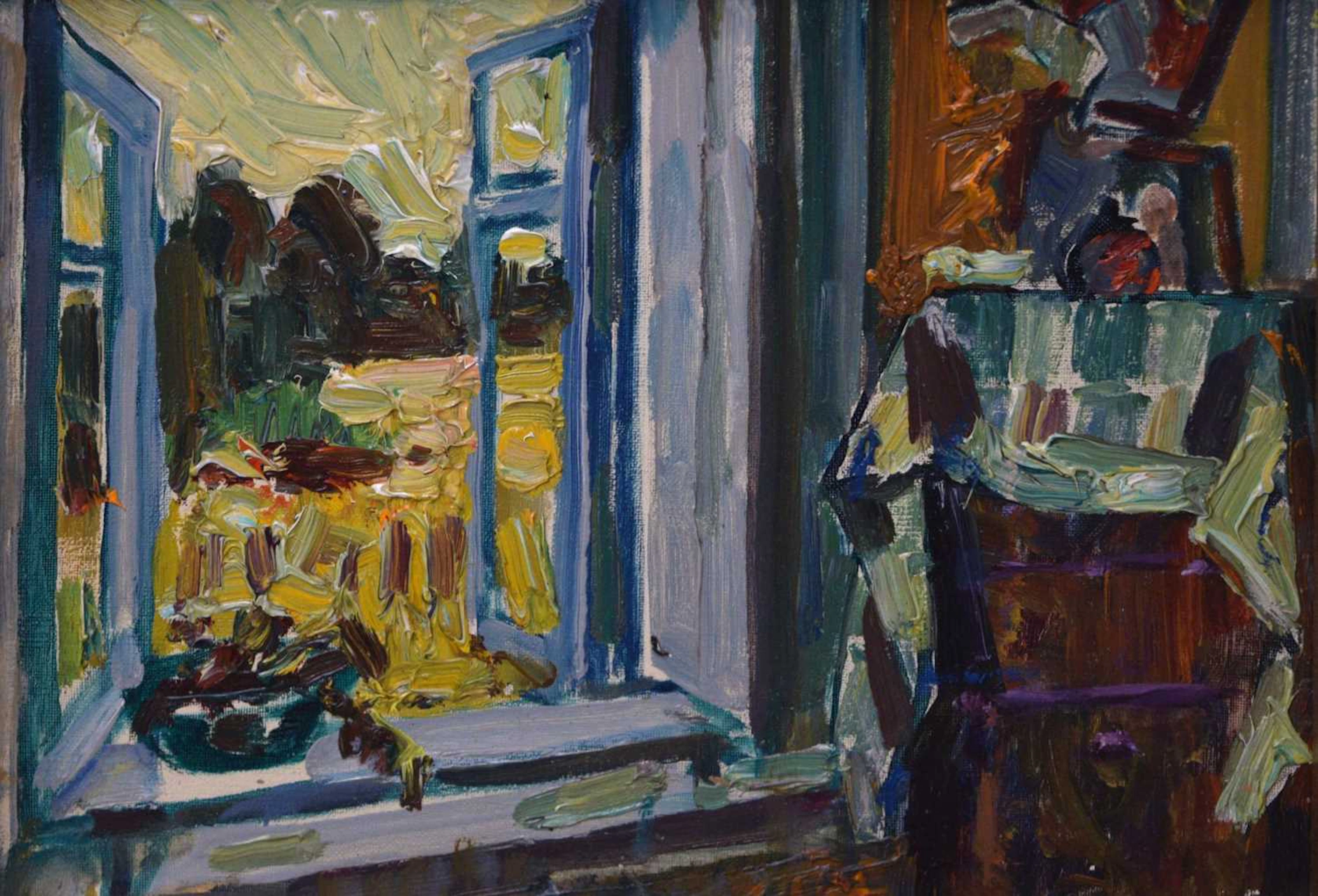 Victor Ivanovich Grigoriev (Russian, 1929-2008) - Oil on board - 'Summer