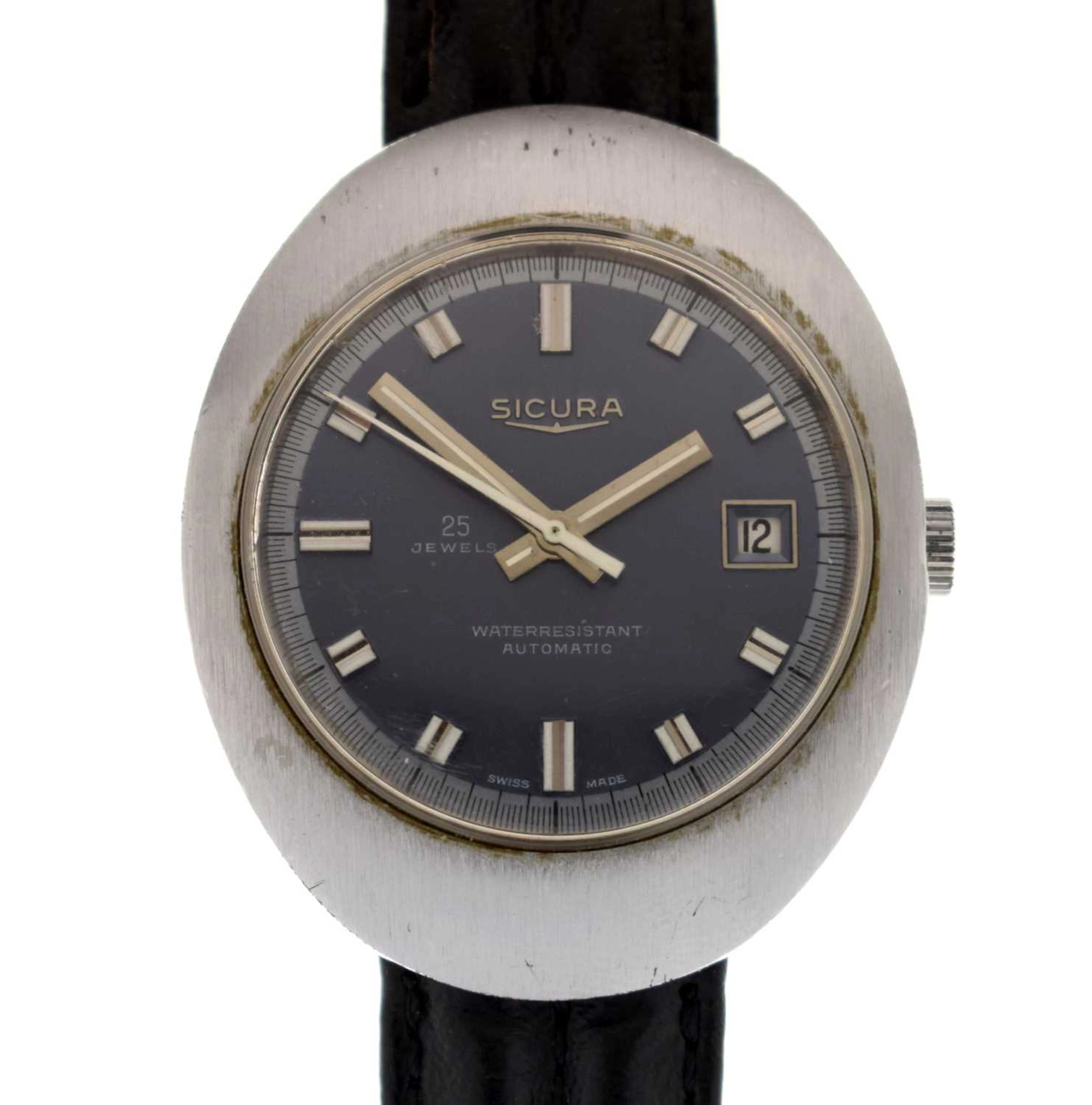 Sicura - Vintage stainless steel cased wristwatch