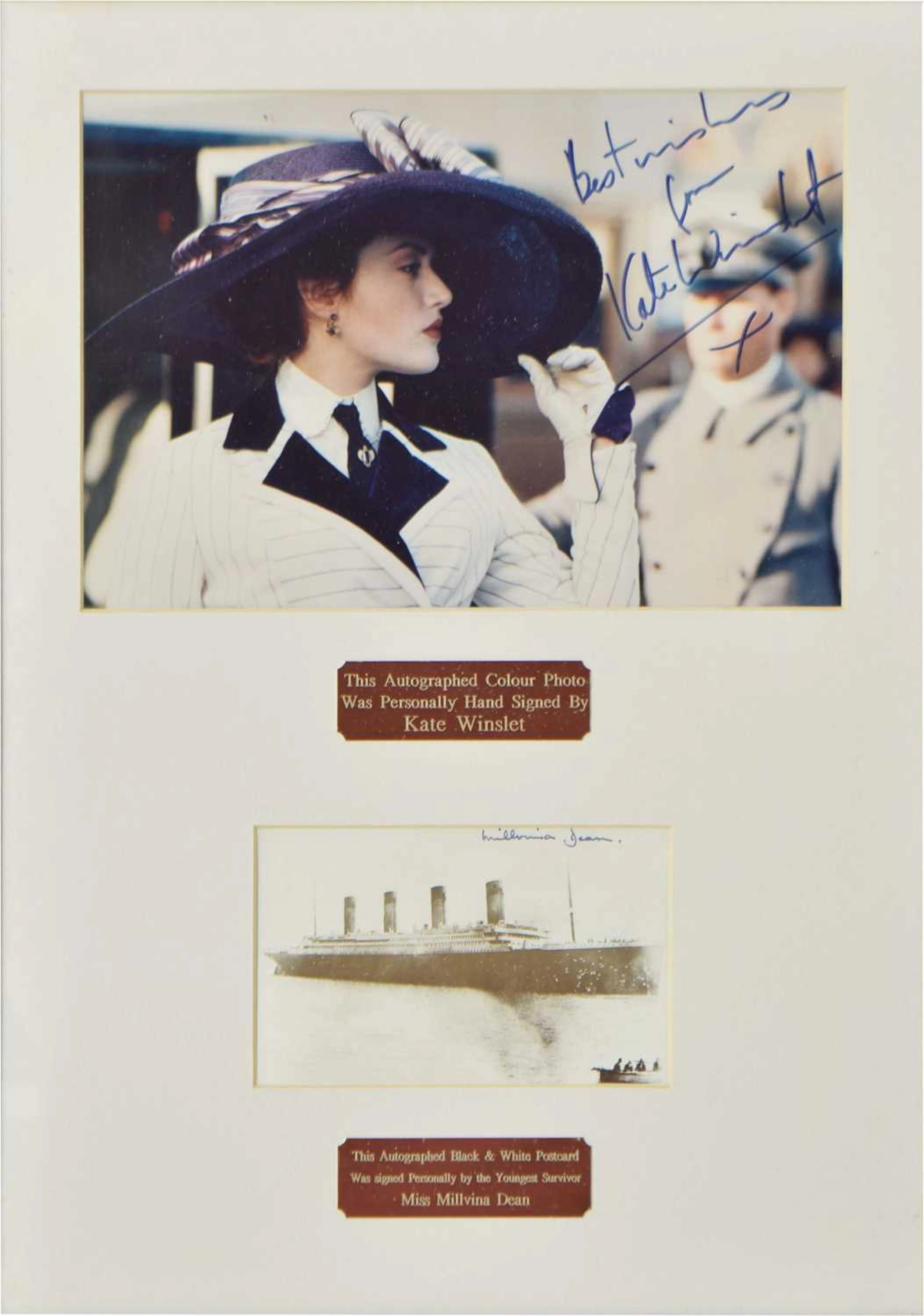 Kate Winslet (b.1975) - Titanic (1997) - Signed photograph