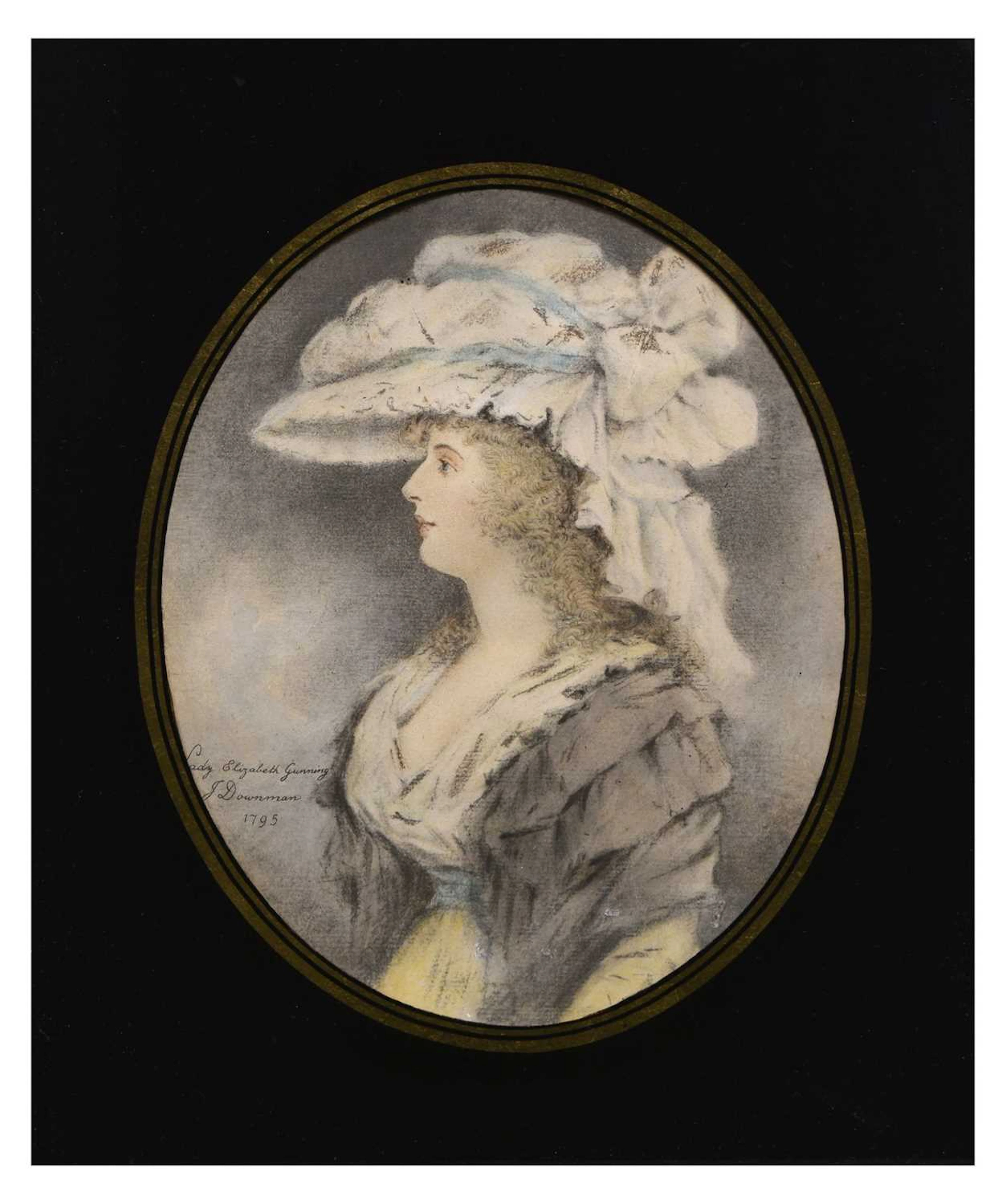 John Downman, ARA (1750-1824) - Coloured chalks - Portrait of Lady