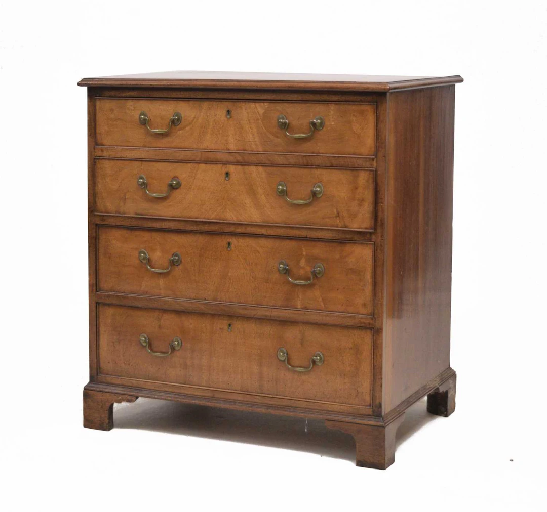 19th century diminutive mahogany chest of drawers