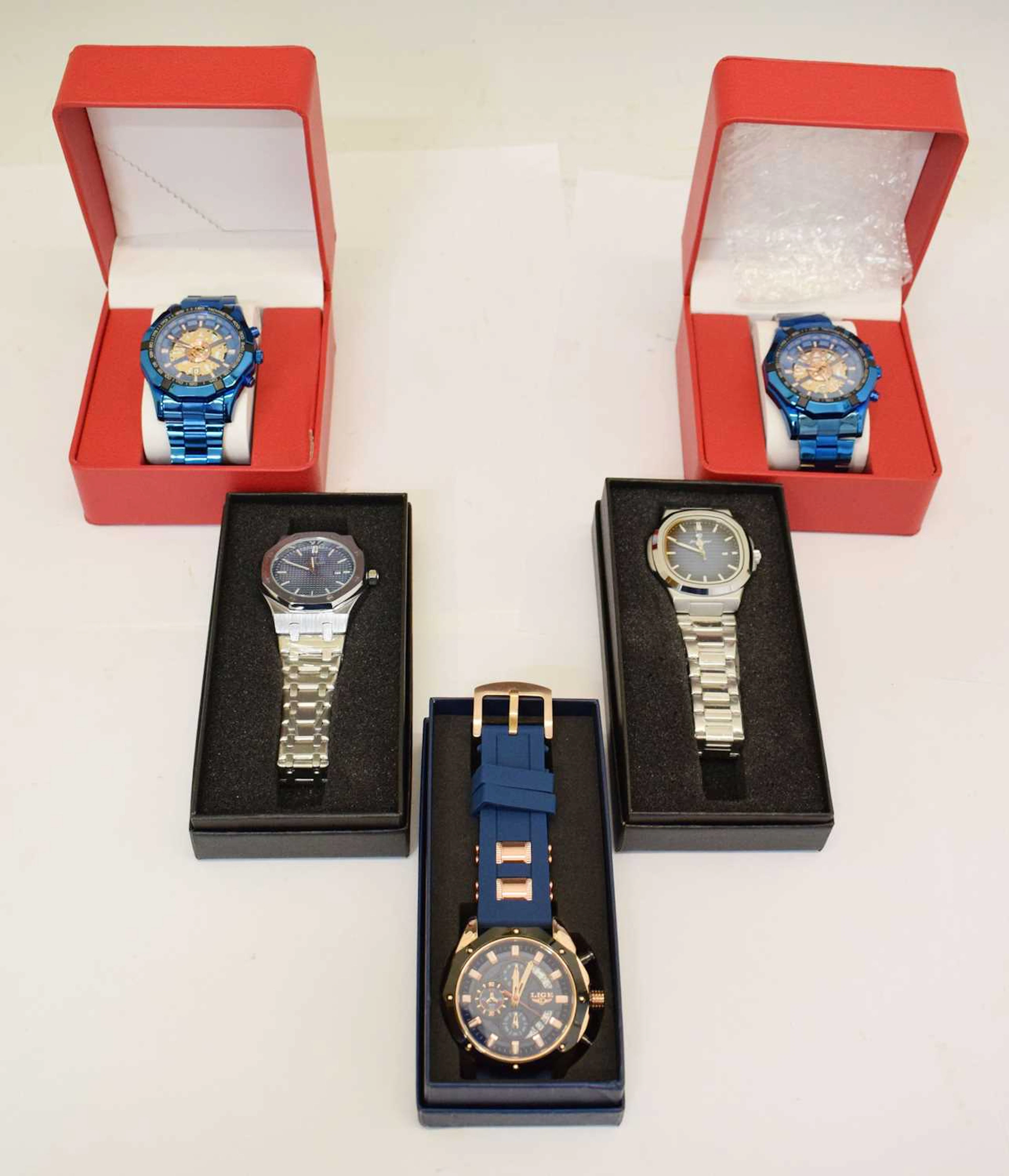 Five fashion watches