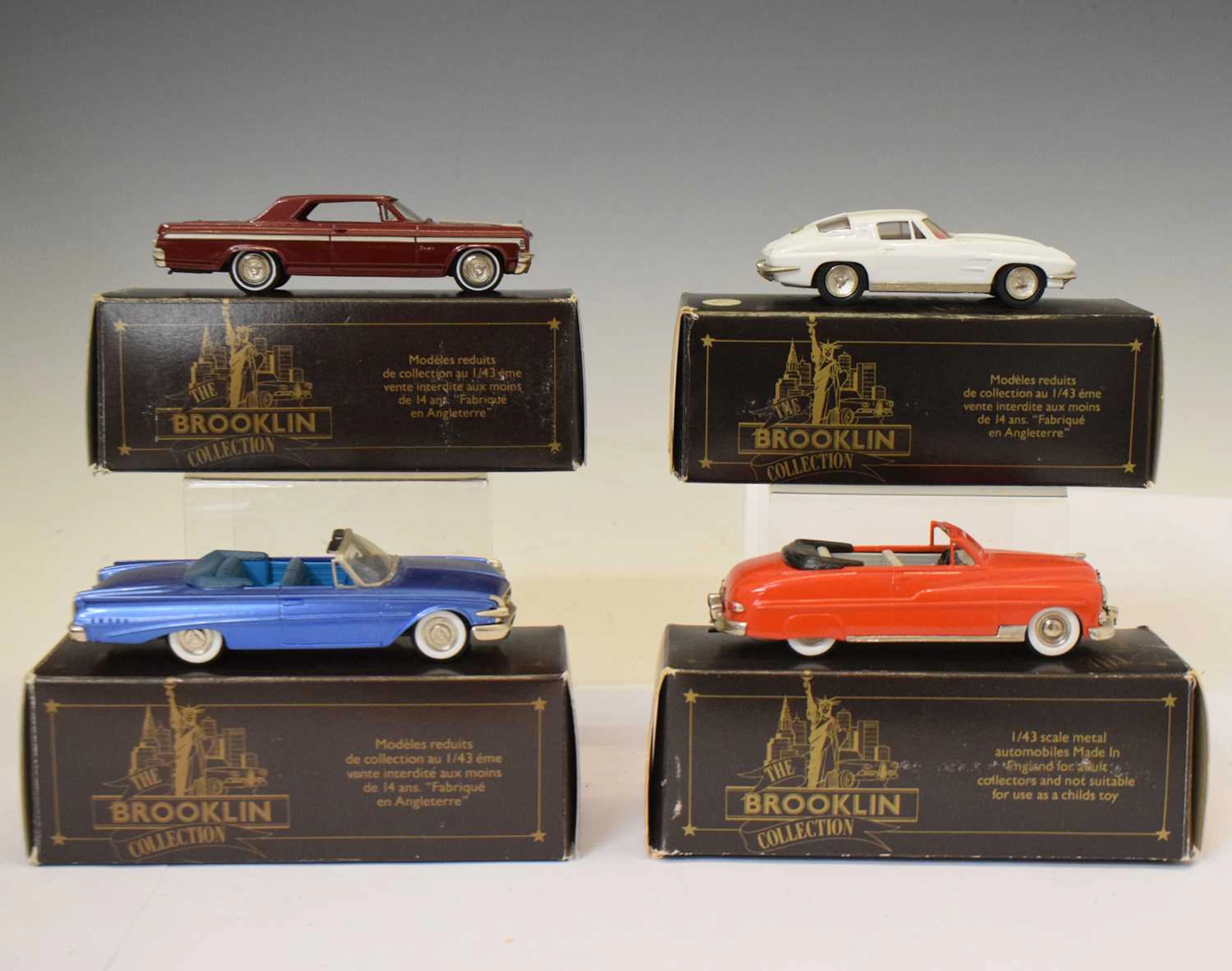 Brooklin Models - Four boxed 1:43 scale model vehicles