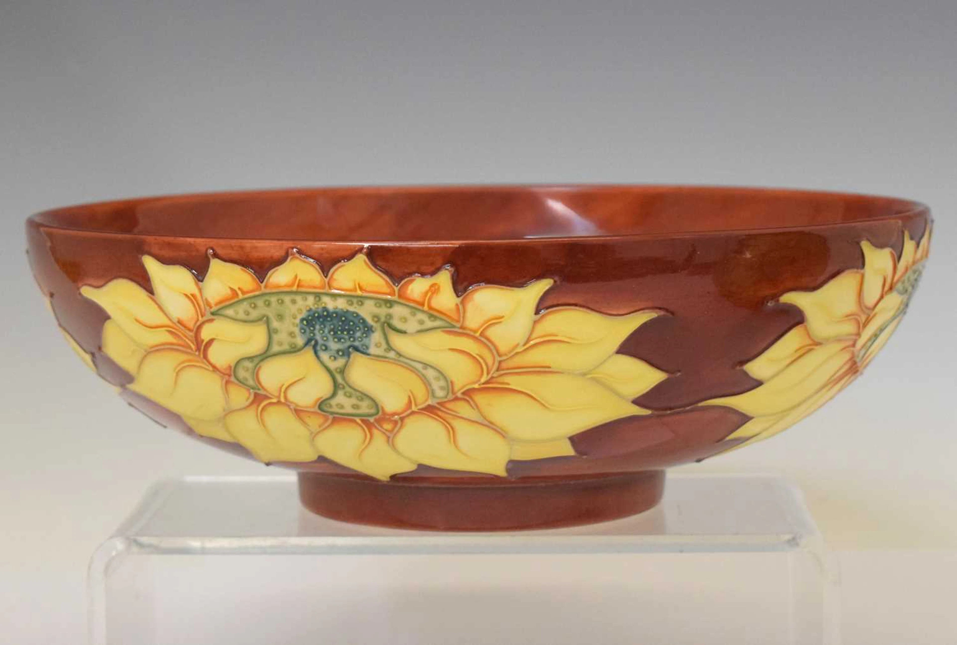 Moorcroft - Inca Sunflower pattern bowl