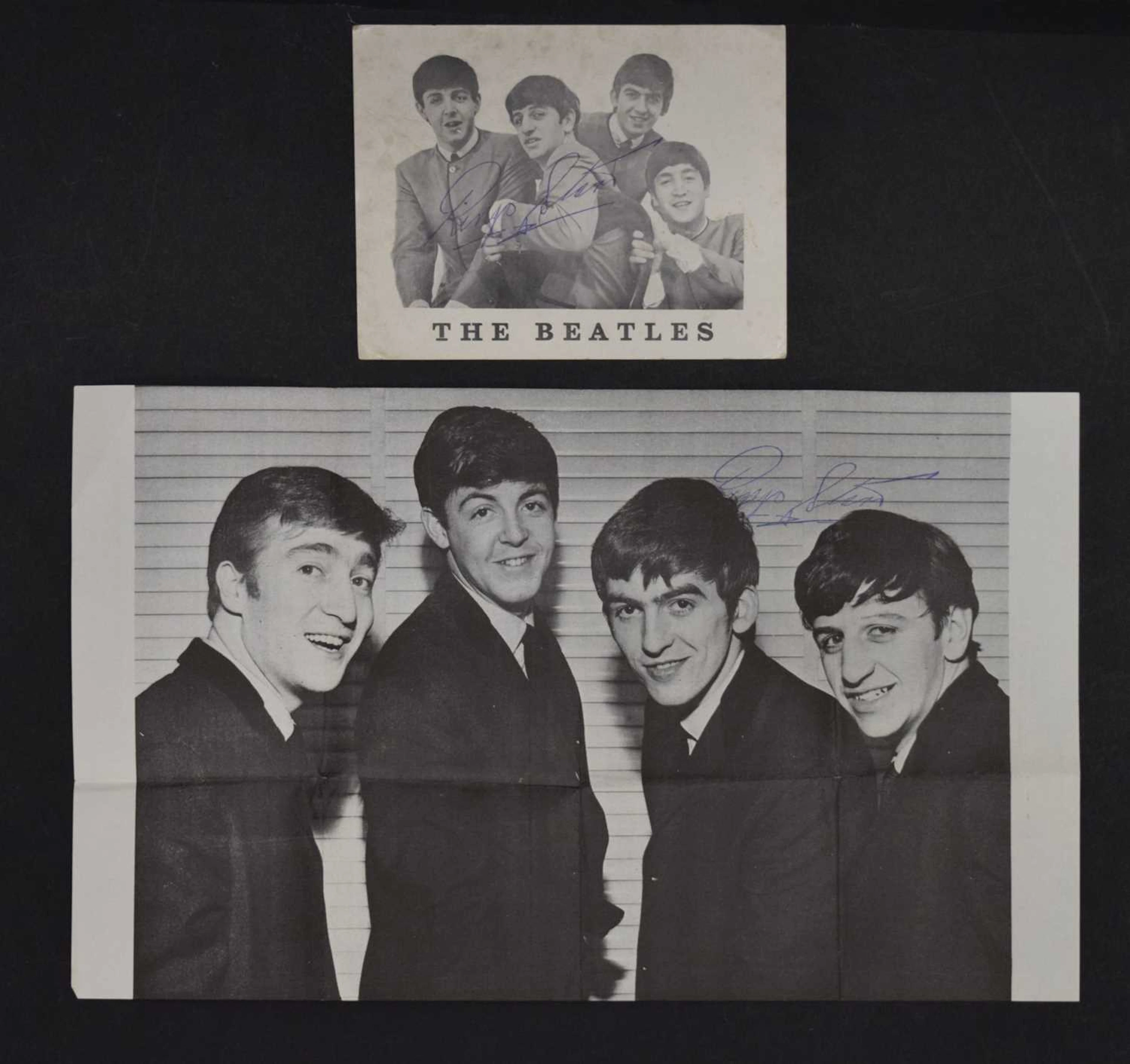 The Beatles interest - Collection of items sent to Lesley Inston