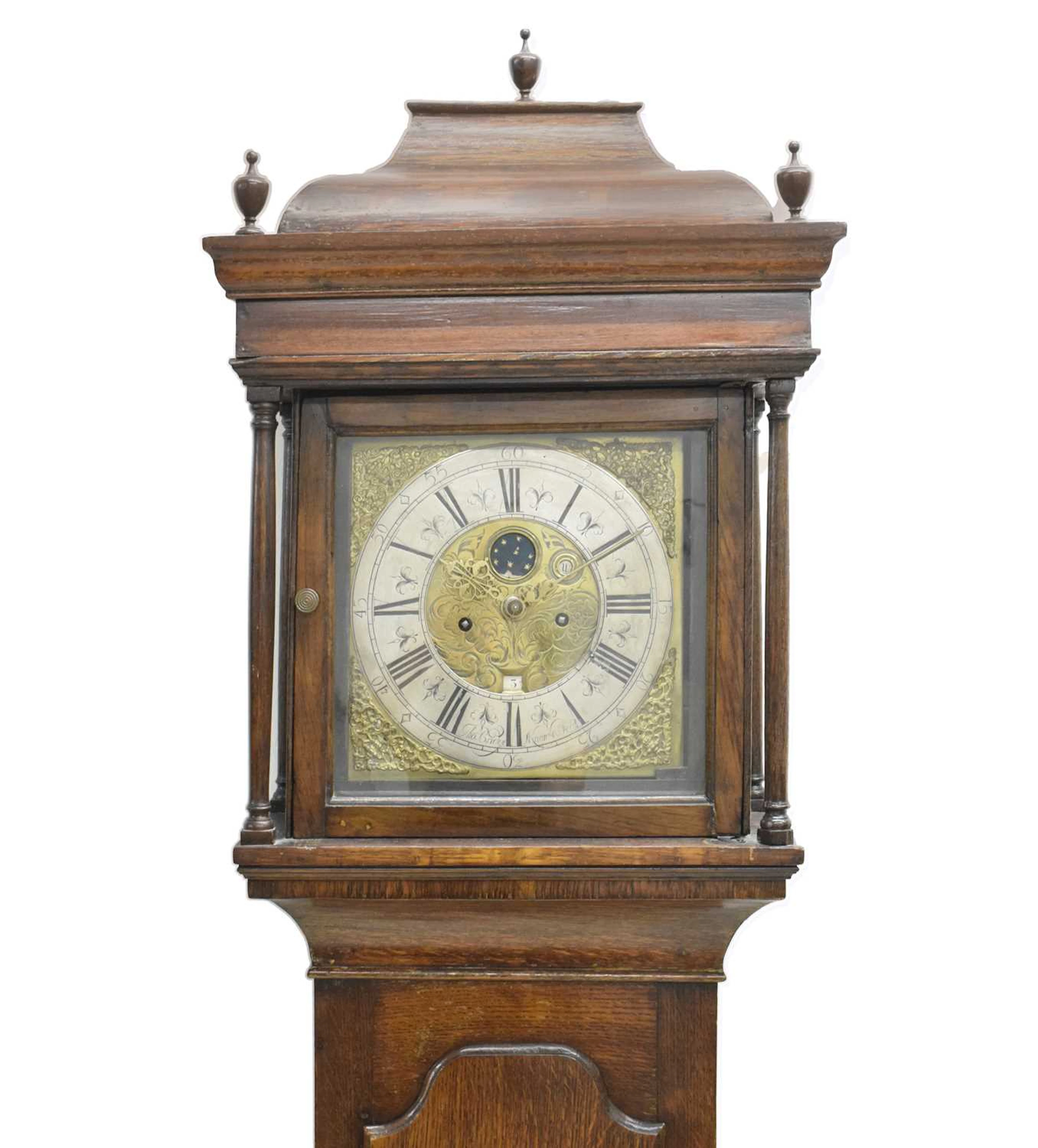 Thomas Bridge & Andrew Knowles, Bolton - Mid 18th century oak cased