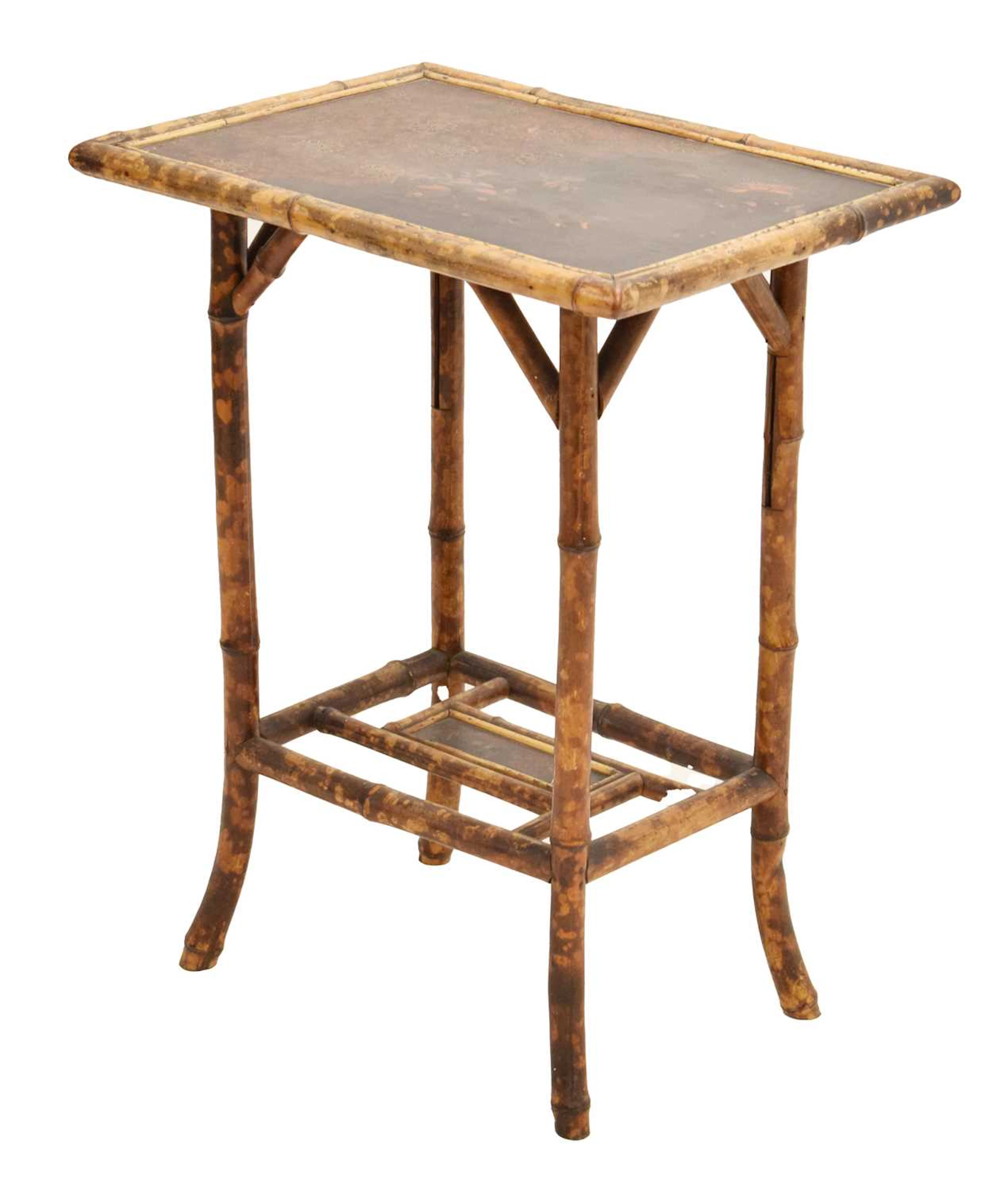 Early 20th century bamboo occasional table