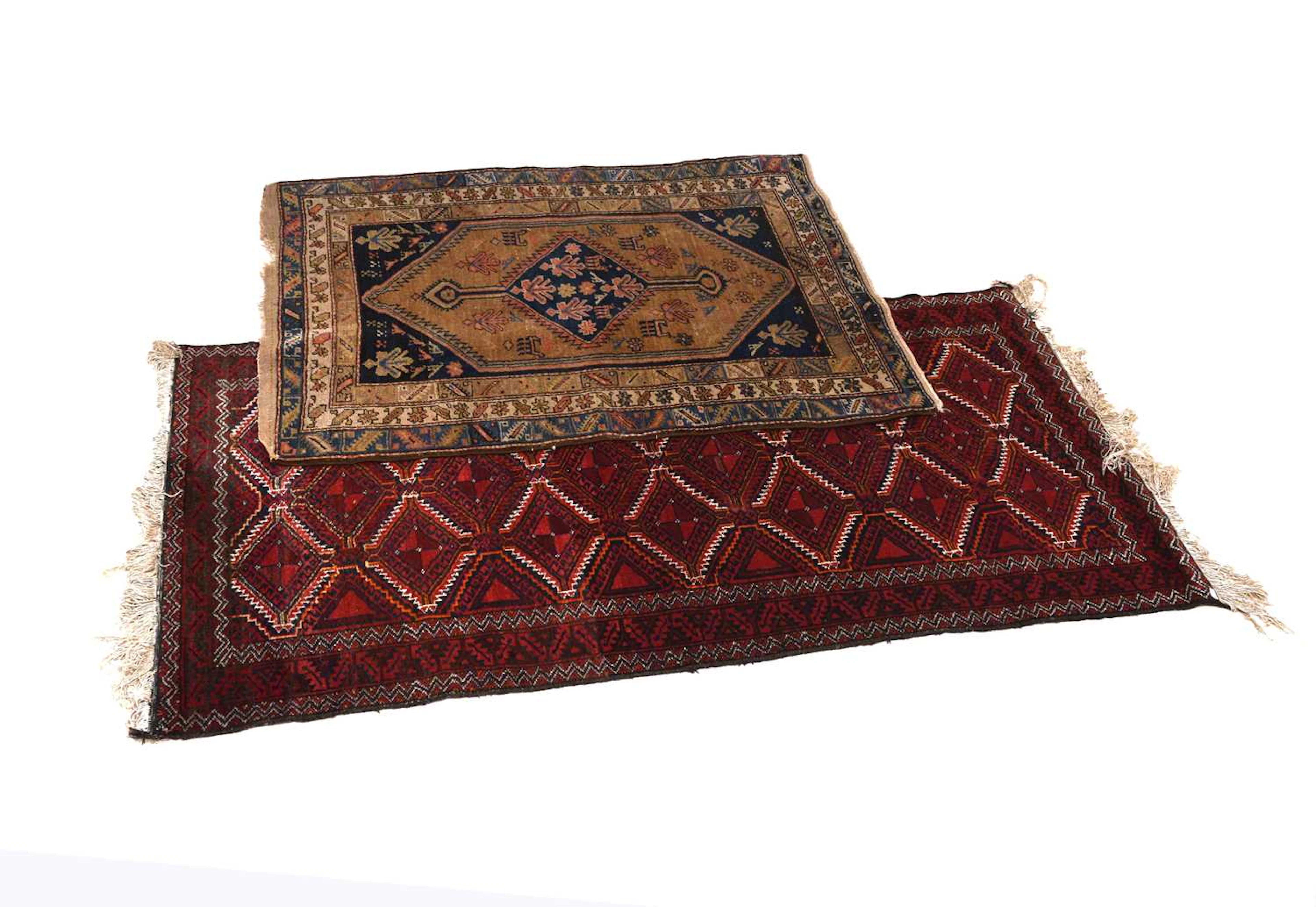 Two Middle Eastern wool rugs