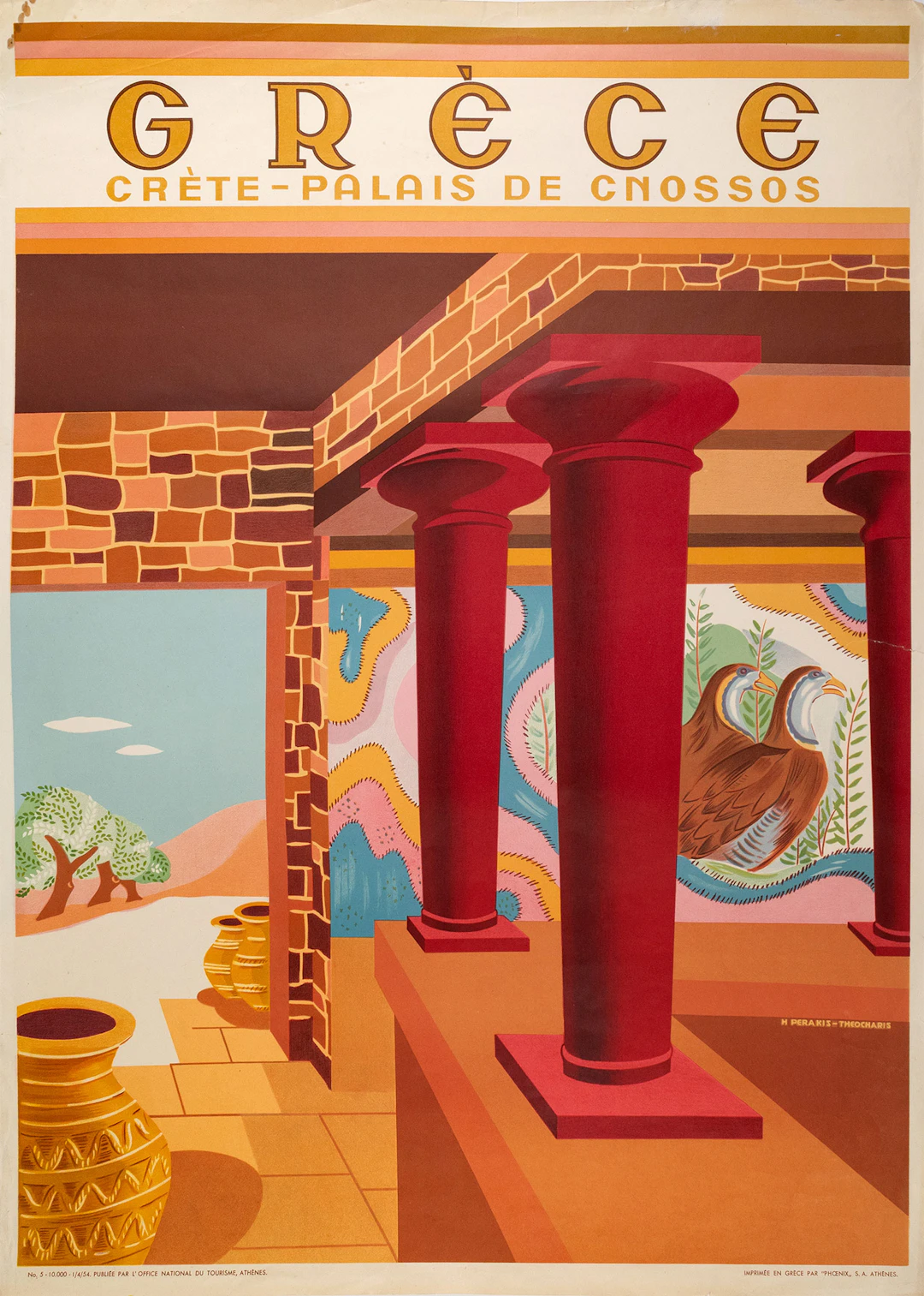 PERAKI - THEOCHARI, E. Grèce, Crète – Palais de Cnossos.