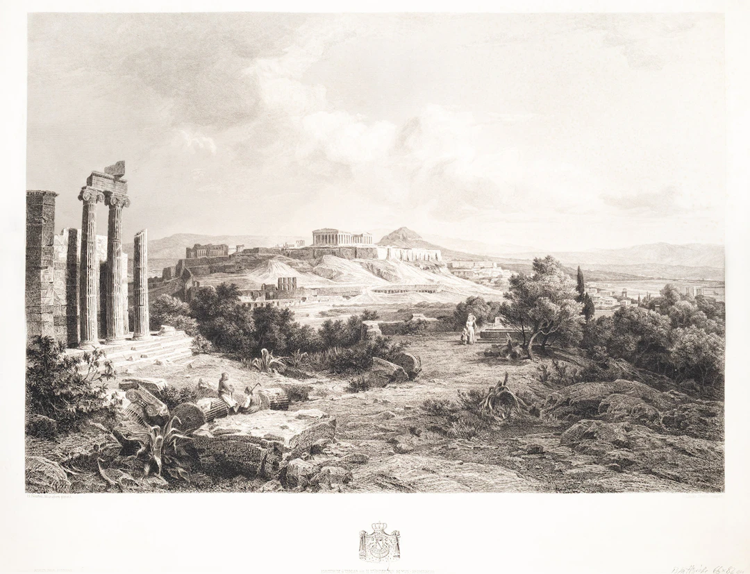NESTEL, Hermann. Ἄποψη τῆς Ἀθήνας.