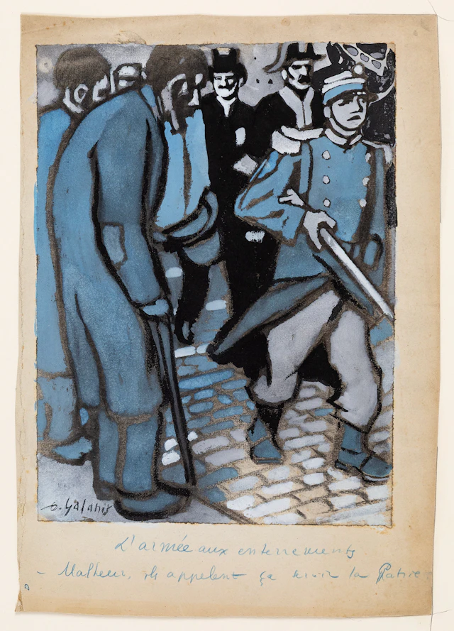 GALANIS, Dimitrios, 1880-1966. L’aimée aux enterrements.