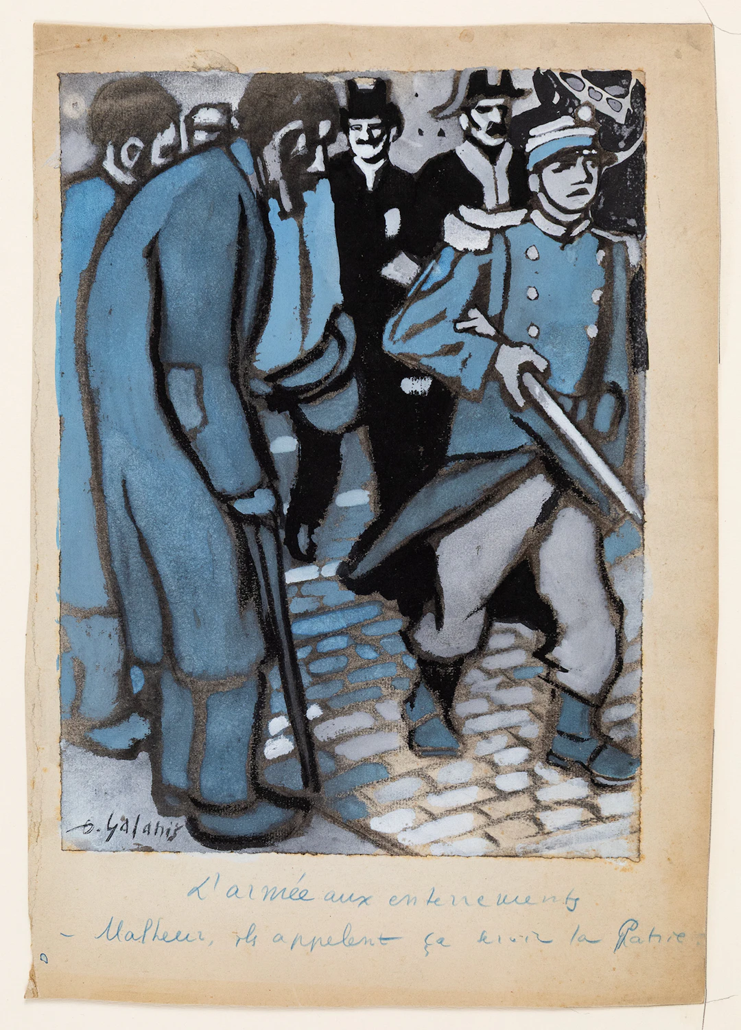 GALANIS, Dimitrios, 1880-1966. L’aimée aux enterrements.