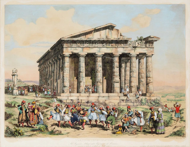 GASPARINI, Andrea. Tempio di Teseo in Atene. Al Signore Alessandro