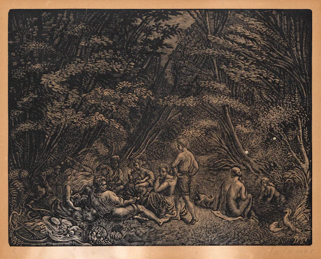 GALANIS, Dimitrios. Γεῦμα στήν ἐξοχή (Le déjeuner champêtre).