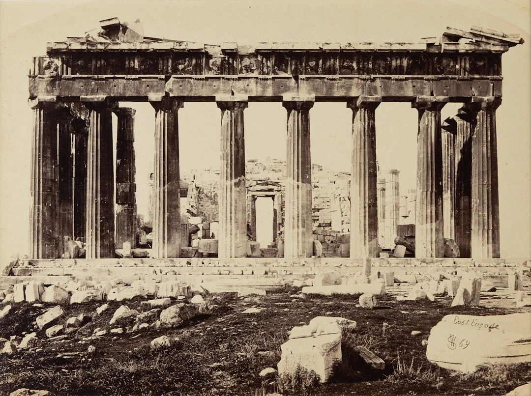 STILLMAN, William James. α) Ὁ ναός τῆς Ἀθηνάς Νίκης, β) Ἡ ἀνατολική
