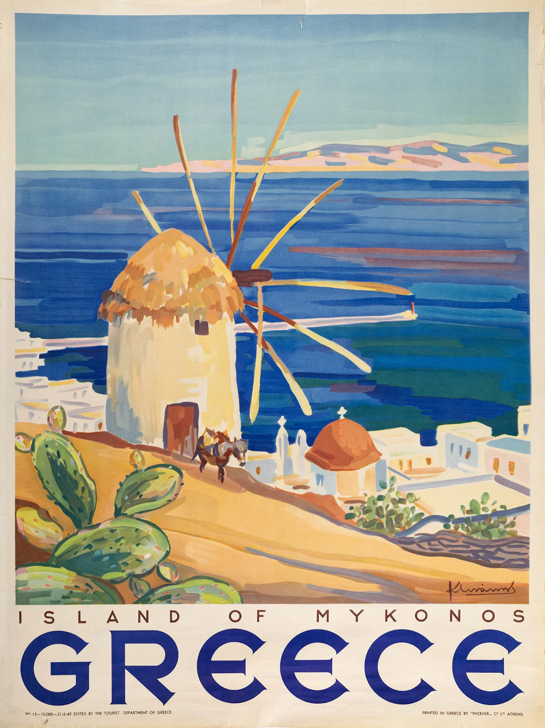 ΛΙΝΑΚΗΣ, Κ. Island of Mykonos, Greece.