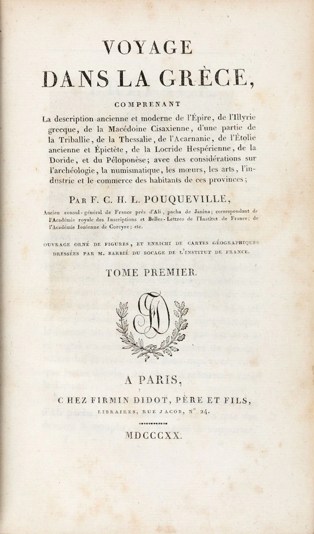 POUQUEVILLE, F. C. H. L. Voyage dans la Grèce.