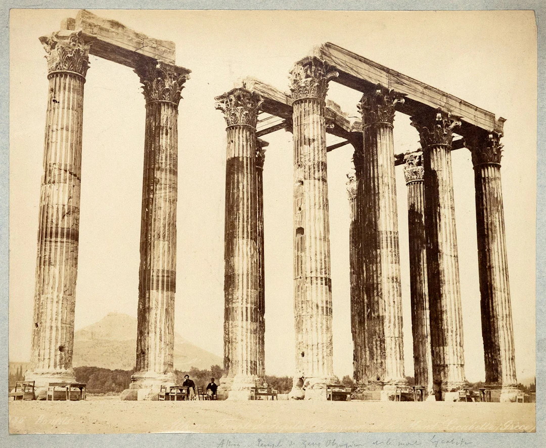 BONFILS, Félix. Οἱ στῦλοι τοῦ Ὀλυμπίου Διός καί ὁ λόφος τοῦ Λυκαβηττοῦ.