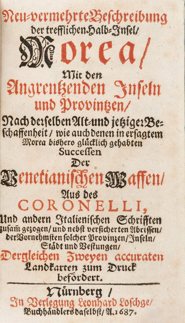 LOSCHGE, Leonhard, publisher. Neu-vermehrte Beschreibung der trefflichen