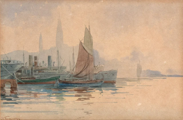 PROSALENTIS, Emilios, 1859-1926. Τό λιμάνι τοῦ Ἀμβούργου.