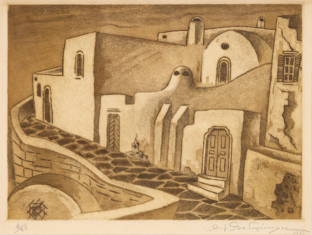 THEODOROPOULOS, Angelos. Σαντορίνη (Φηροστεφάνι).