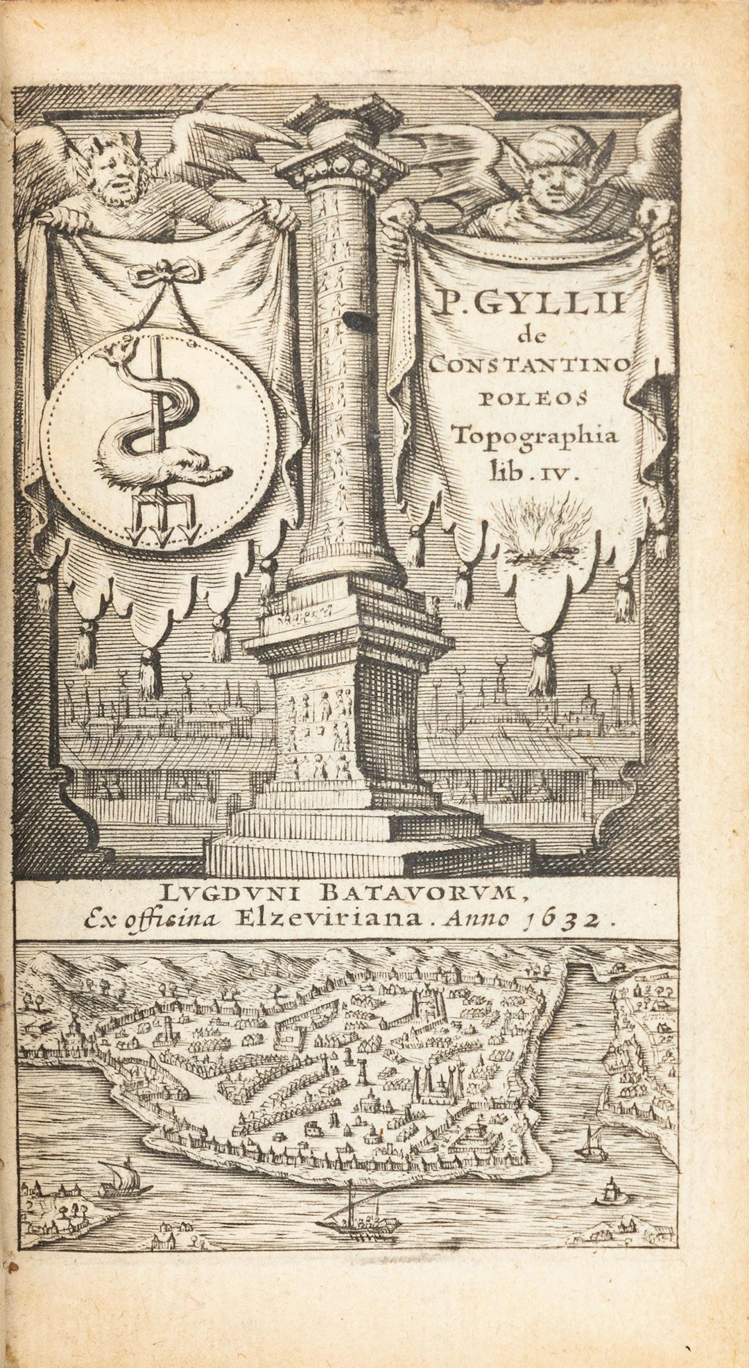 GILLES, Pierre. P. Gyllii De Constantinopoleos topographia lib IV.