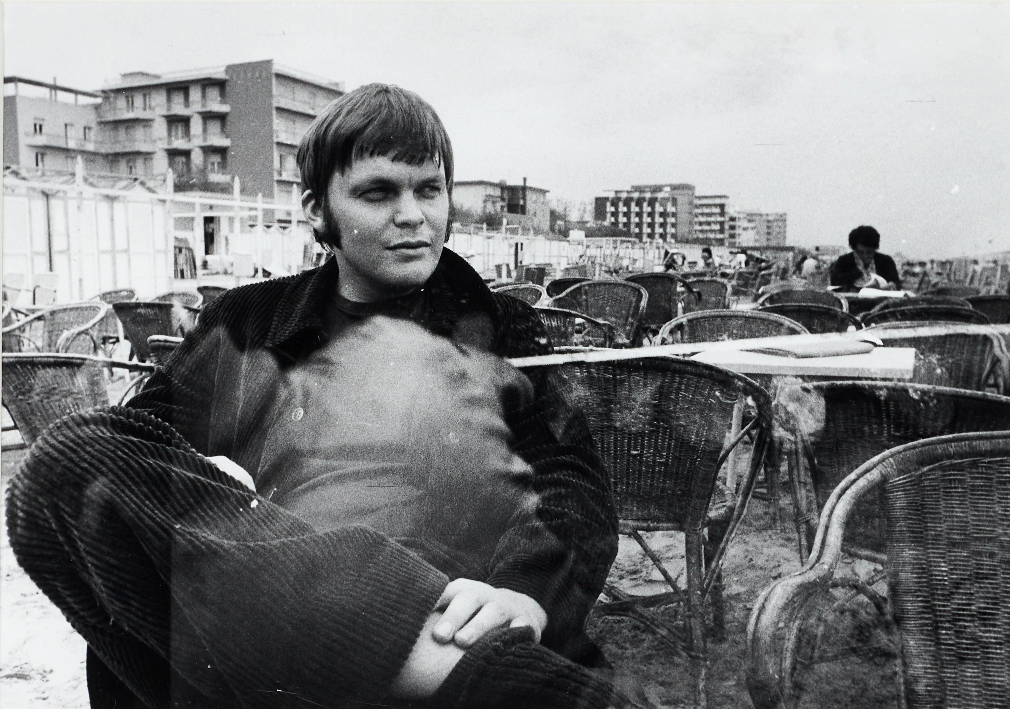 OLA BILLGREN (Sverige, 1940-2001), Porträtt Sven Henrysson, sv/v fotografi.