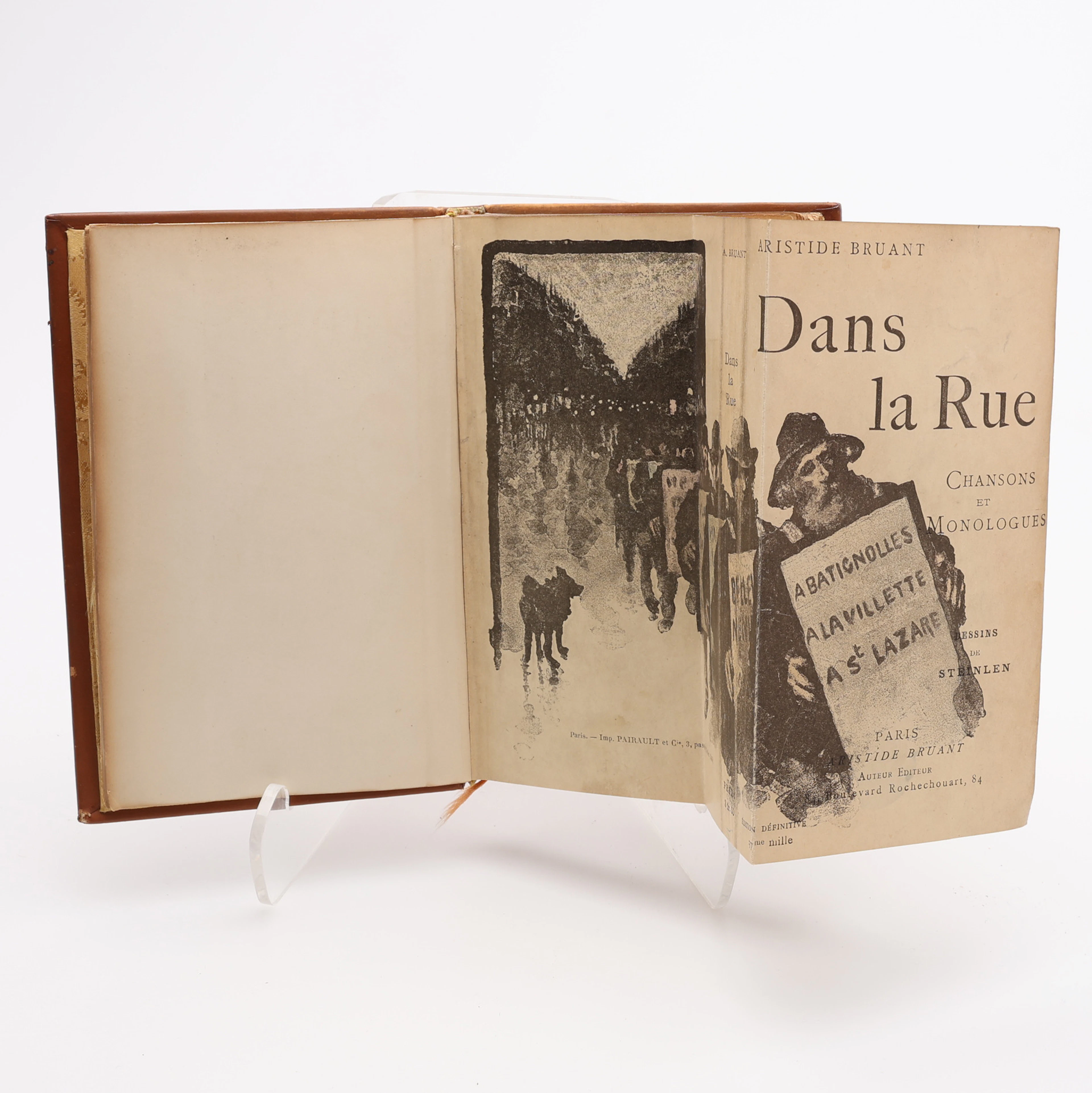 ARISTIDE BRUANTS DANS LA RUE - CHANSONS ET MONOLOGUES KRINFG 1895