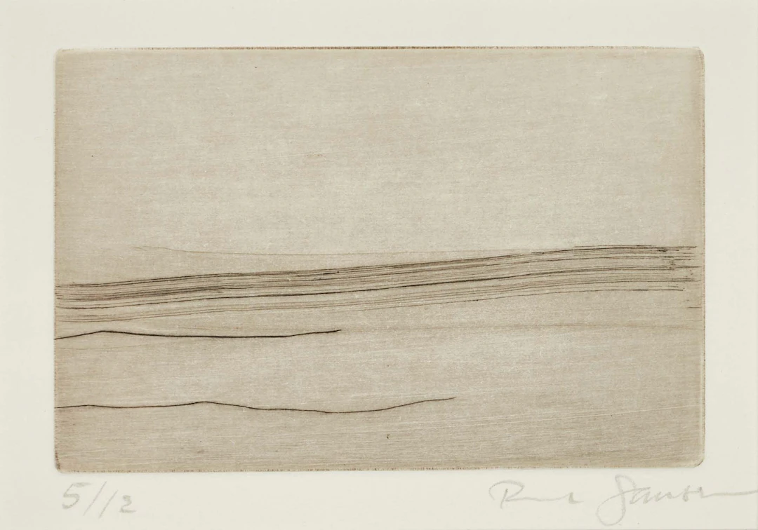 RUNE JANSSON (SVERIGE, 1918–2014). Havsvy - horisont. Signerad, numrerad 5/12.
