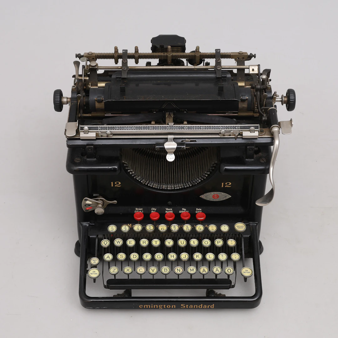 SKRIVMASKIN, Remington, "12", 1924.